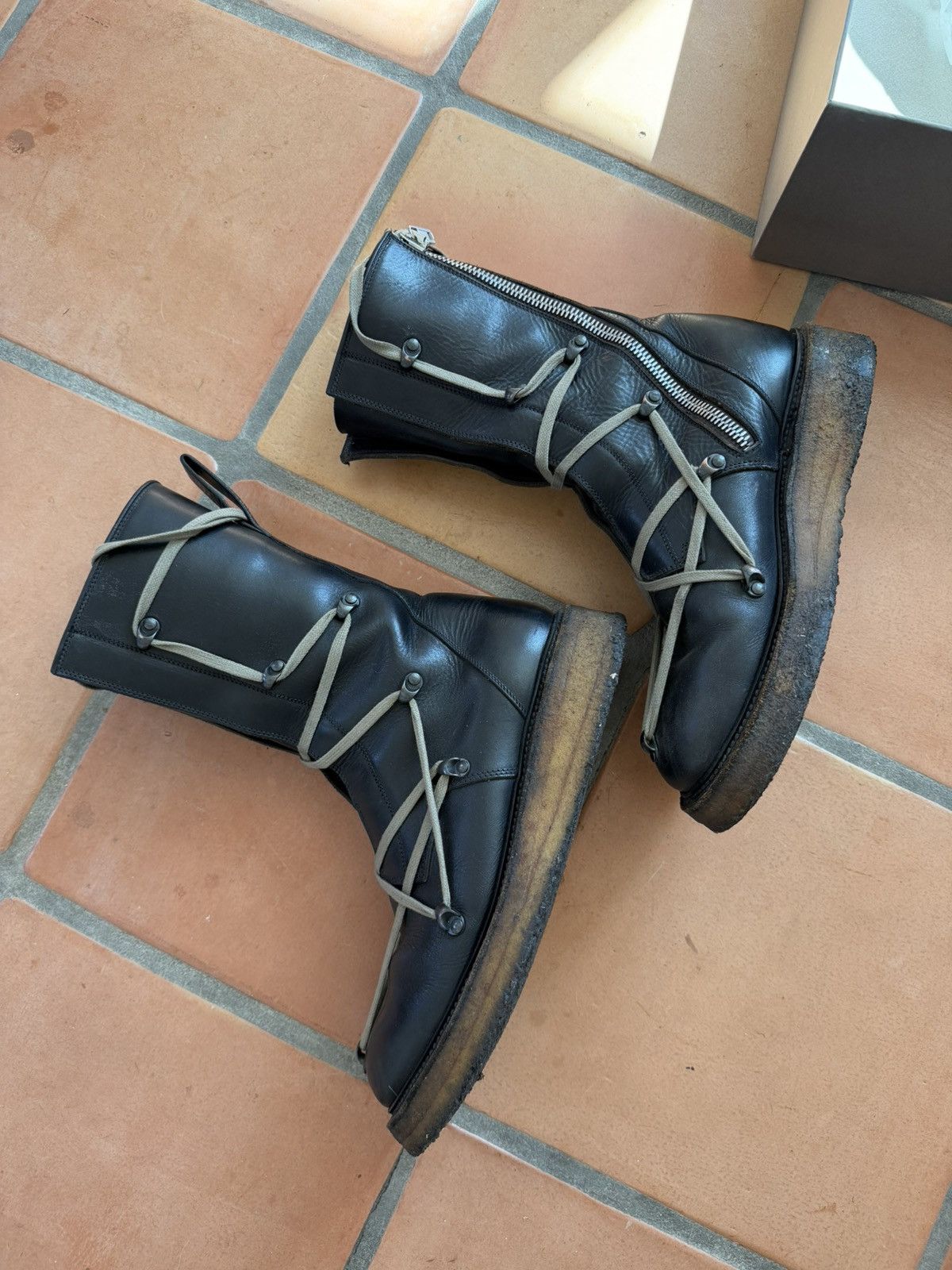 Rick Owens Creeper Boots FW17 Size US 9 / EU 42 - 2 Thumbnail