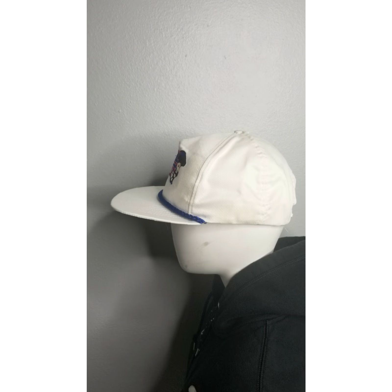 NASCAR Vintage 80s Bill Elliott Trucker Hat Snapback NASCAR Racing Dad Cap White Adjustable Cotton Men Hat Brand SKM Size ONE SIZE - 6 Thumbnail