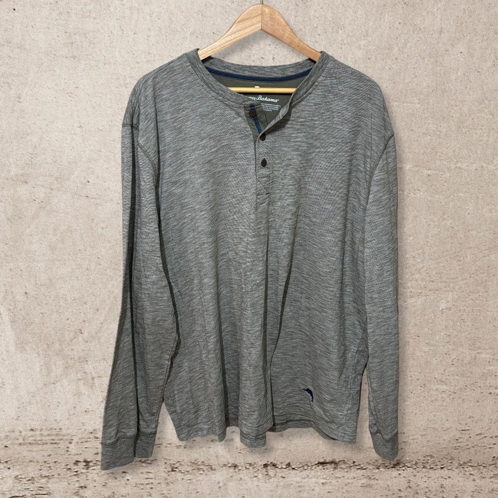 Tommy Bahama Tommy Bahama Henley Shirt Size US XXL / EU 58 / 5 - 1 Thumbnail