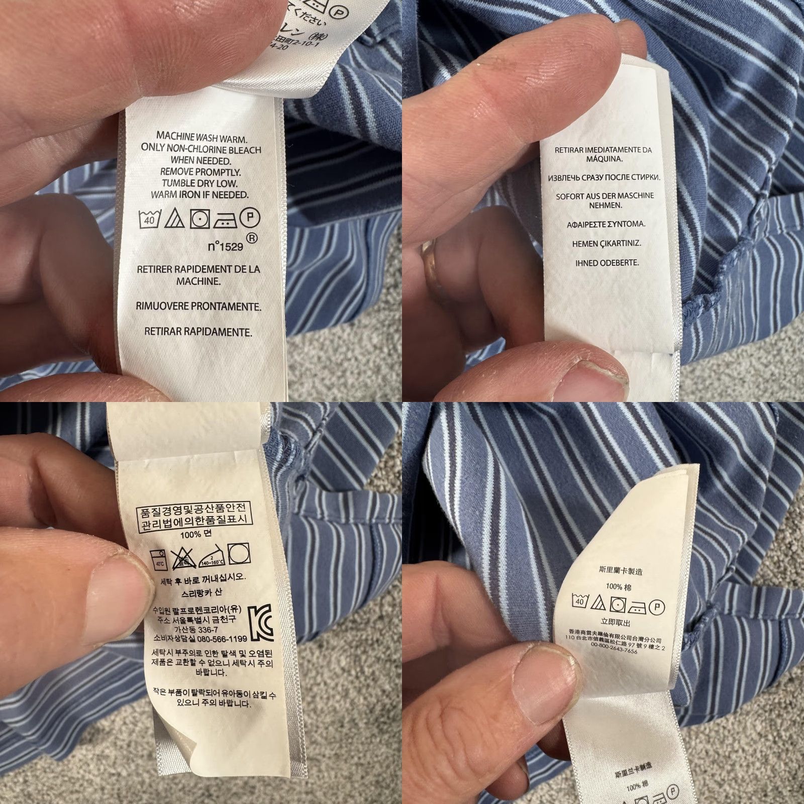 Polo Ralph Lauren VINTAGE Polo Ralph Lauren Polo Shirt 2XL Preppy Golf Quiet Luxury Country Club Old Money Mens Short Sleeve Striped Blue 100% Cotton Polo Size US XXL / EU 58 / 5 - 8 Thumbnail
