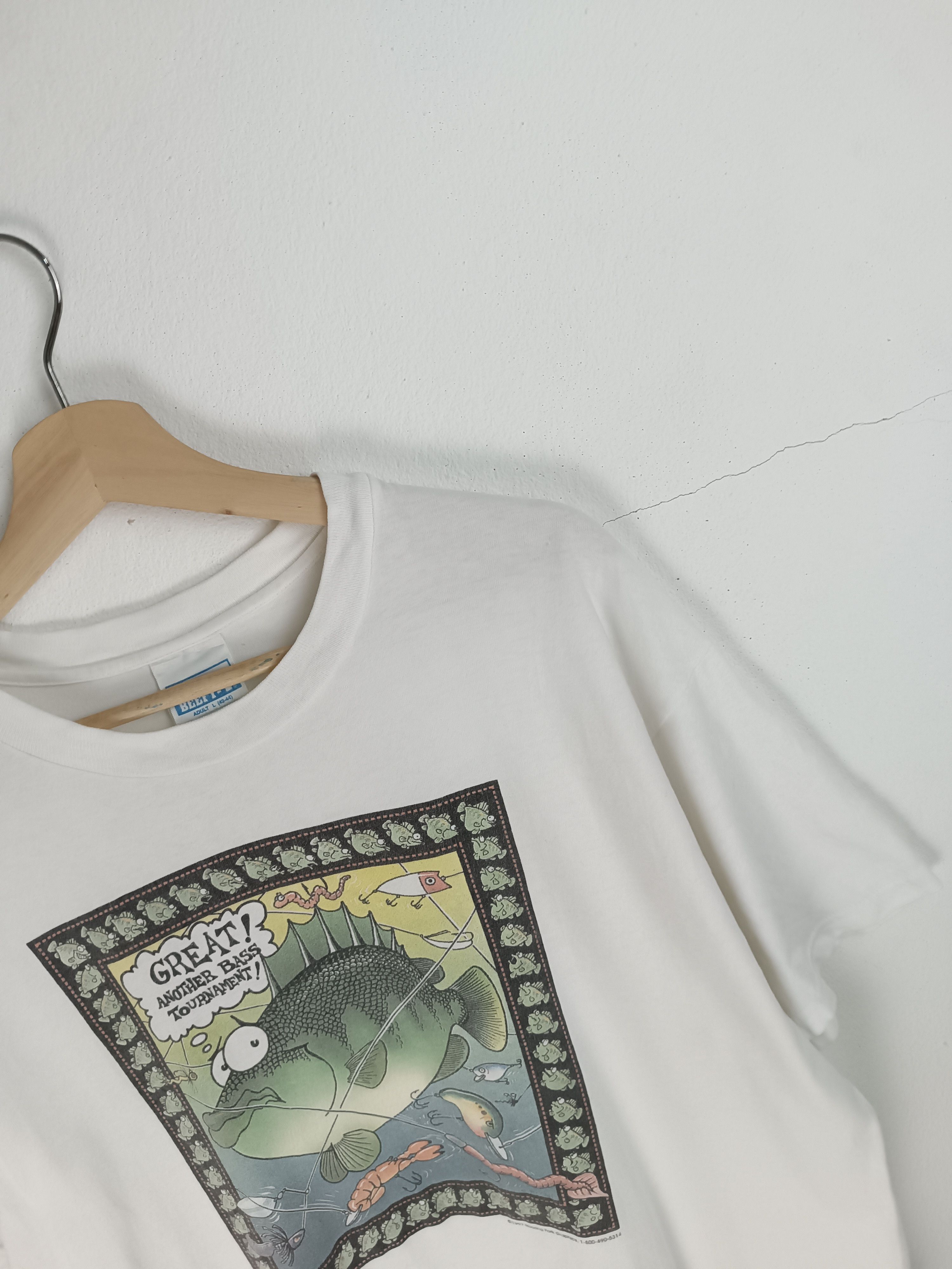 Bass Pro Shops VINTAGE 90'S BASS FISHING BASS TOURNAMENT HUMOR ADULT FUNNY Size US L / EU 52-54 / 3 - 10 Thumbnail