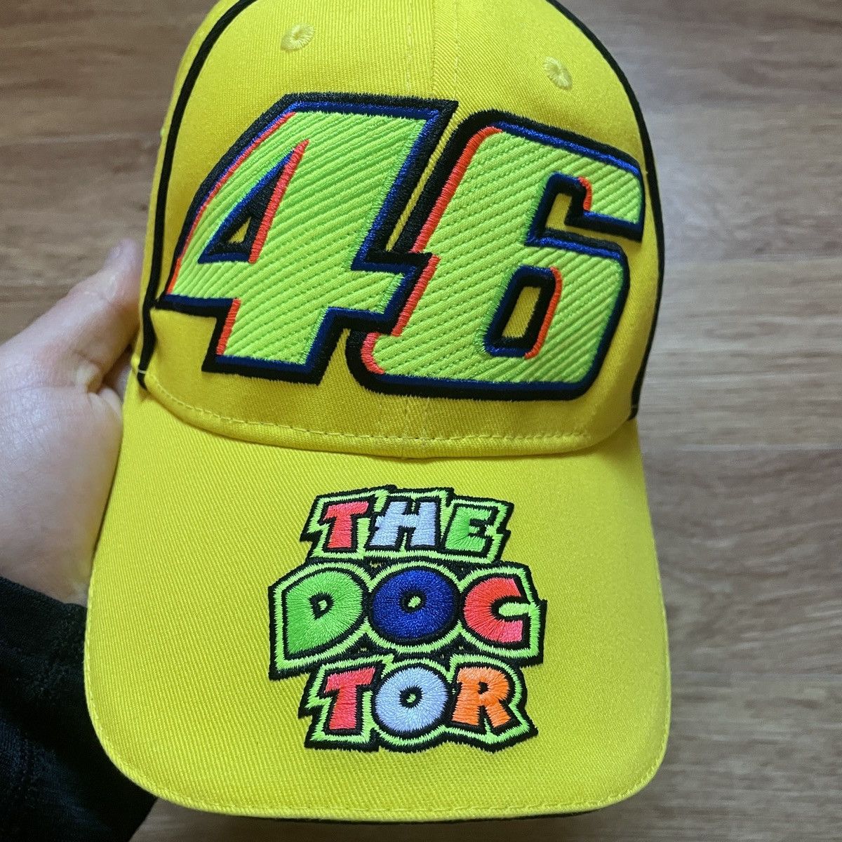Other VR46 The Doctor Valentino Rossi Racing Yellow Baseball Cap Size ONE SIZE - 7 Thumbnail