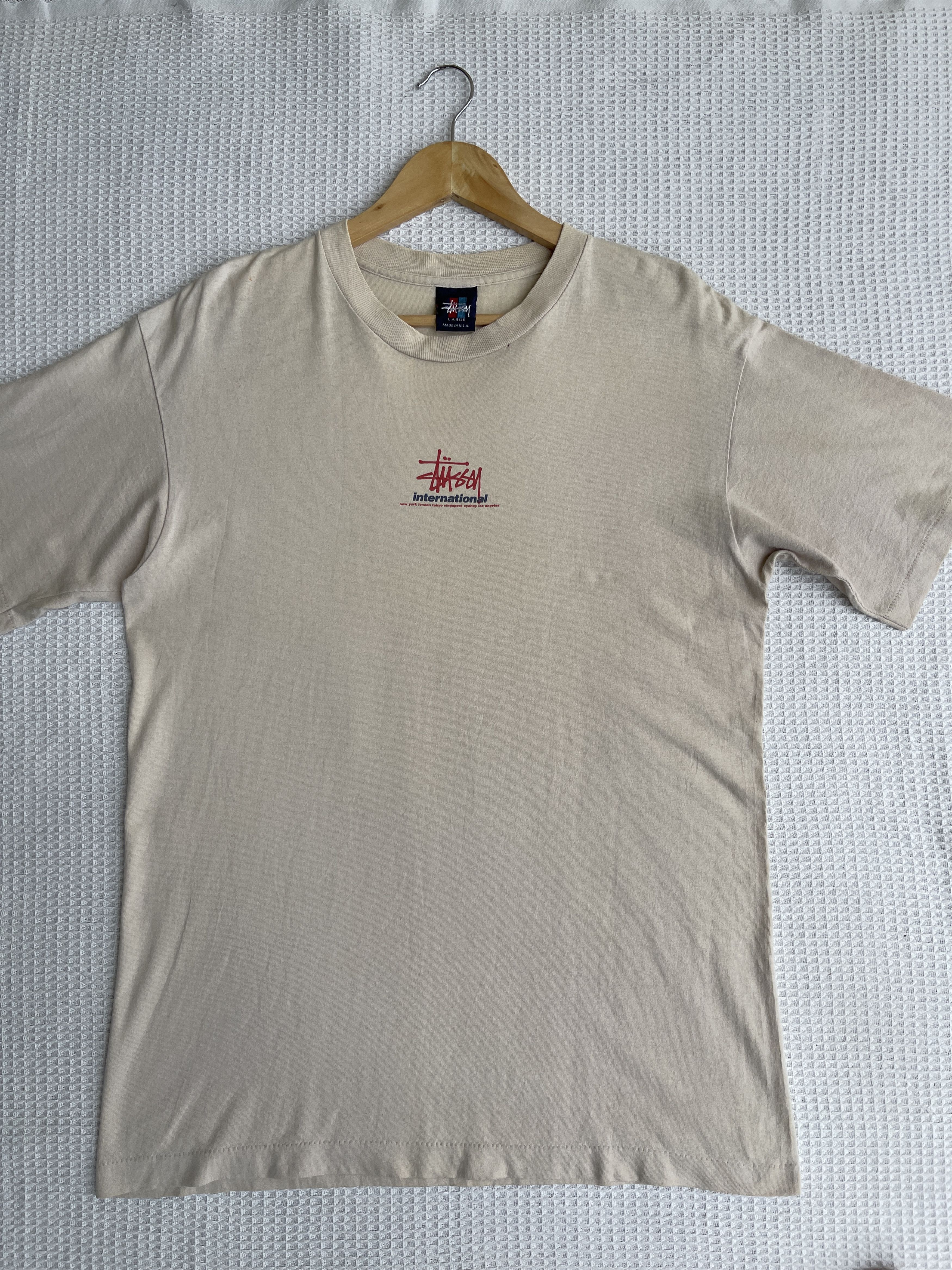 Stussy Rare🔥Vintage 90s Stussy Center Logo Tee Size US M / EU 48-50 / 2 - 13 Thumbnail