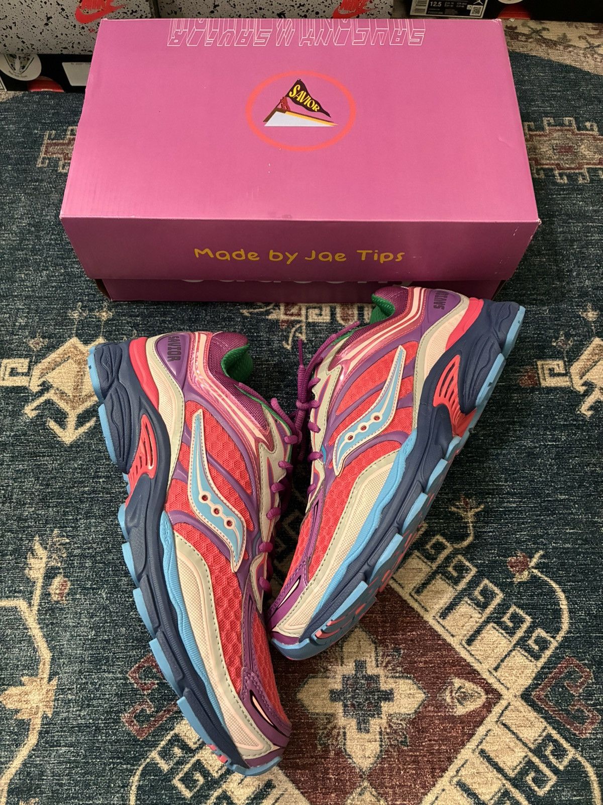 Saucony Saucony ProGrid Omni 9 Jae Tips To Do List Brand New Size US 11.5 / EU 44-45 - 1 Thumbnail