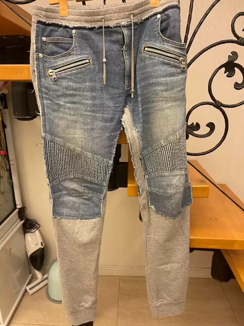 Balmain Balmain Spliced jeans- Size US 34 / EU 50 - 1 Thumbnail