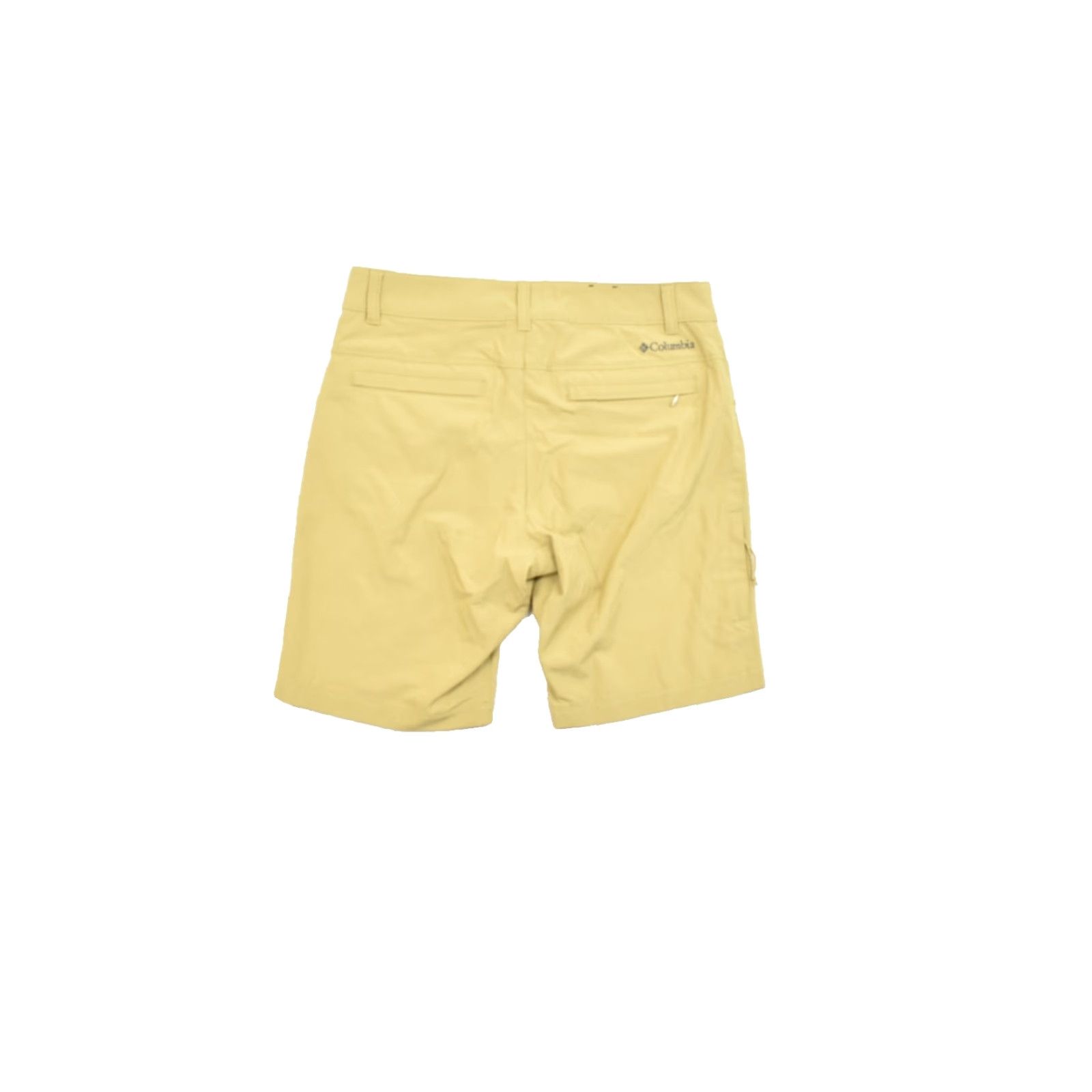 Vintage Columbia Men Flat Front Hiking Performance Shorts Bermuda 30 Beige Tan Summer Spring Pockets Zip Size US 30 / EU 46 - 2 Thumbnail