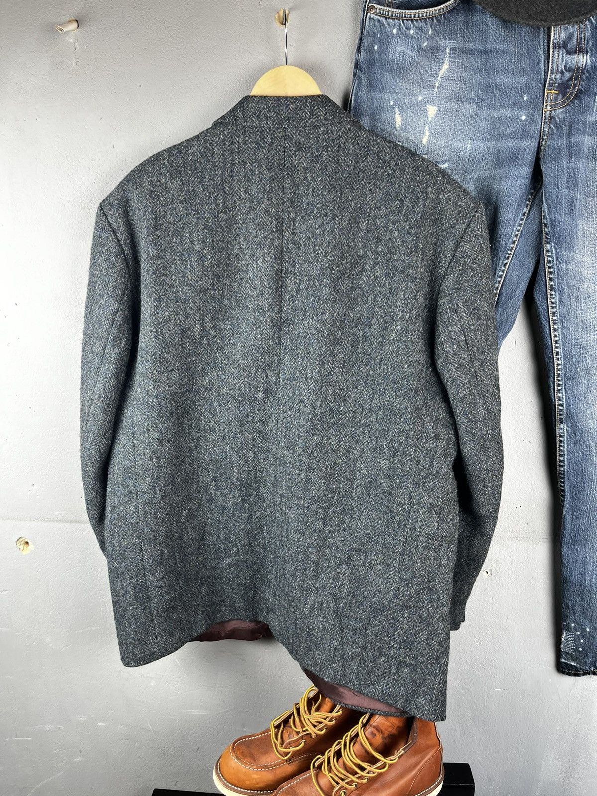 Harris Tweed Harris Tweed mens wool blazer jacket Size US M / EU 48-50 / 2 - 11 Thumbnail