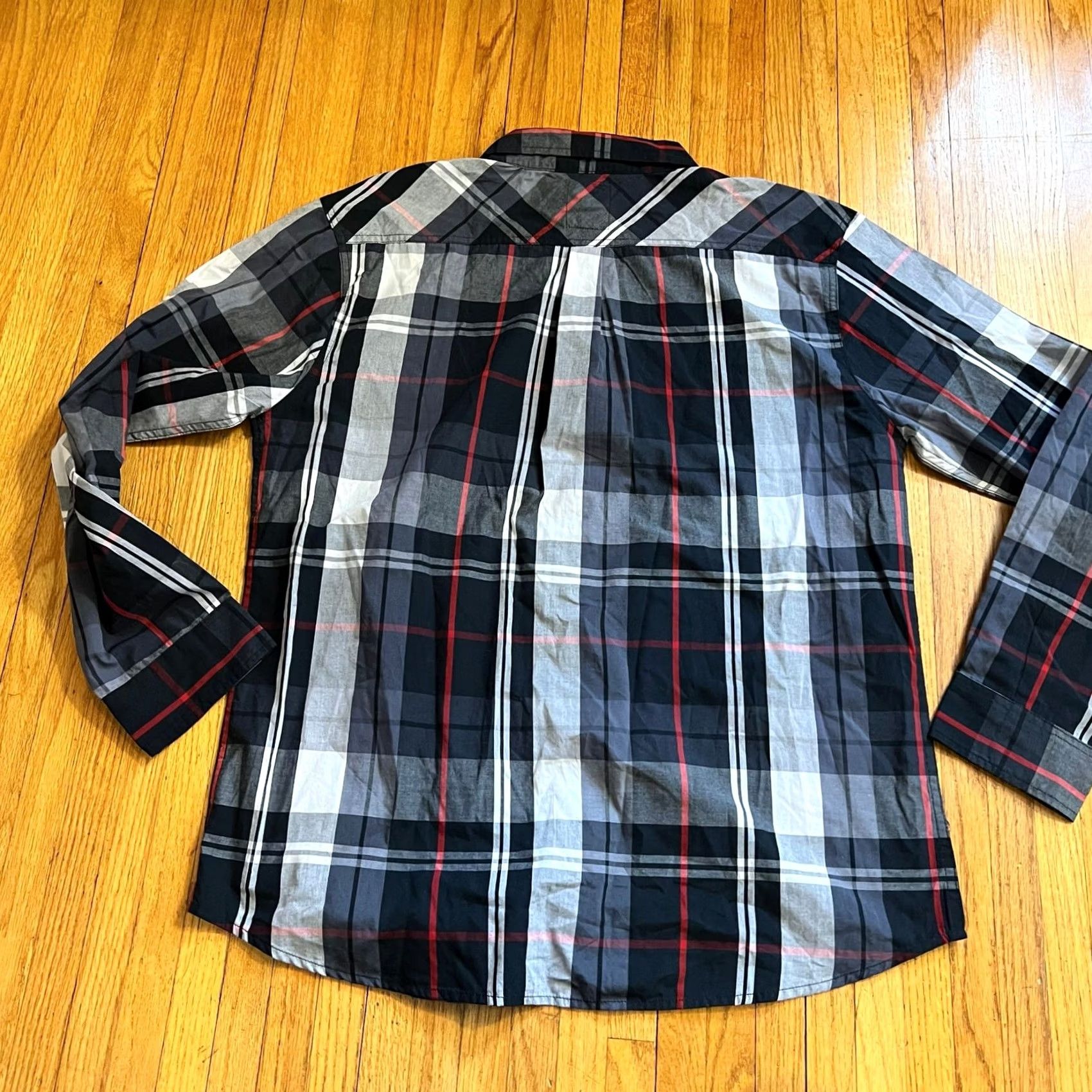 Levi's Levi's Shirt Mens XXL Black Beauty Plaid Button Up Pocket Western Mens Size US XXL / EU 58 / 5 - 4 Thumbnail