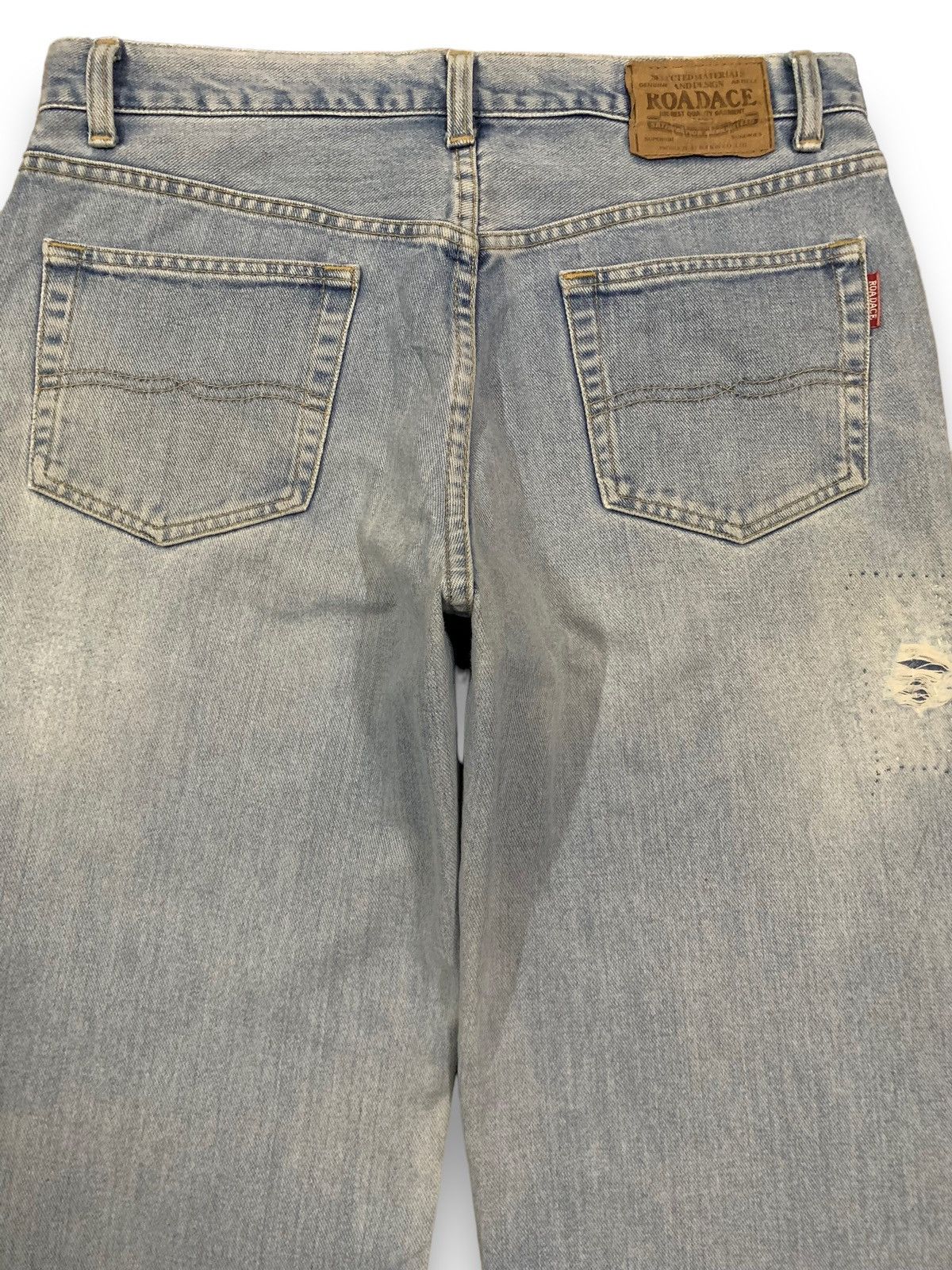 Japanese Brand Vintage Japanese Brand Roadace Baggy Distressed Jeans Size US 32 / EU 48 - 12 Thumbnail
