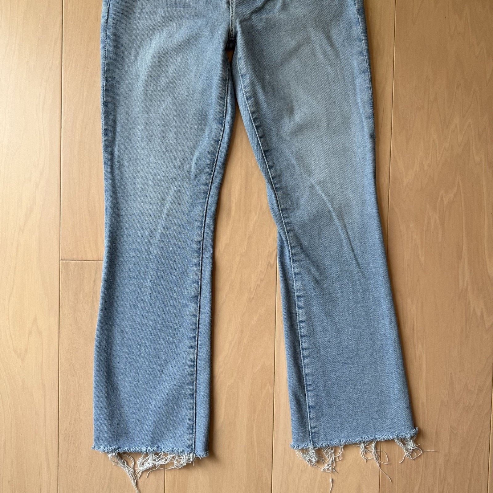 MOTHER Mother Hustler Ankle Jeans Women's 26 Light Wash Glam Boho Size 26" / US 2 / IT 38 - 4 Thumbnail