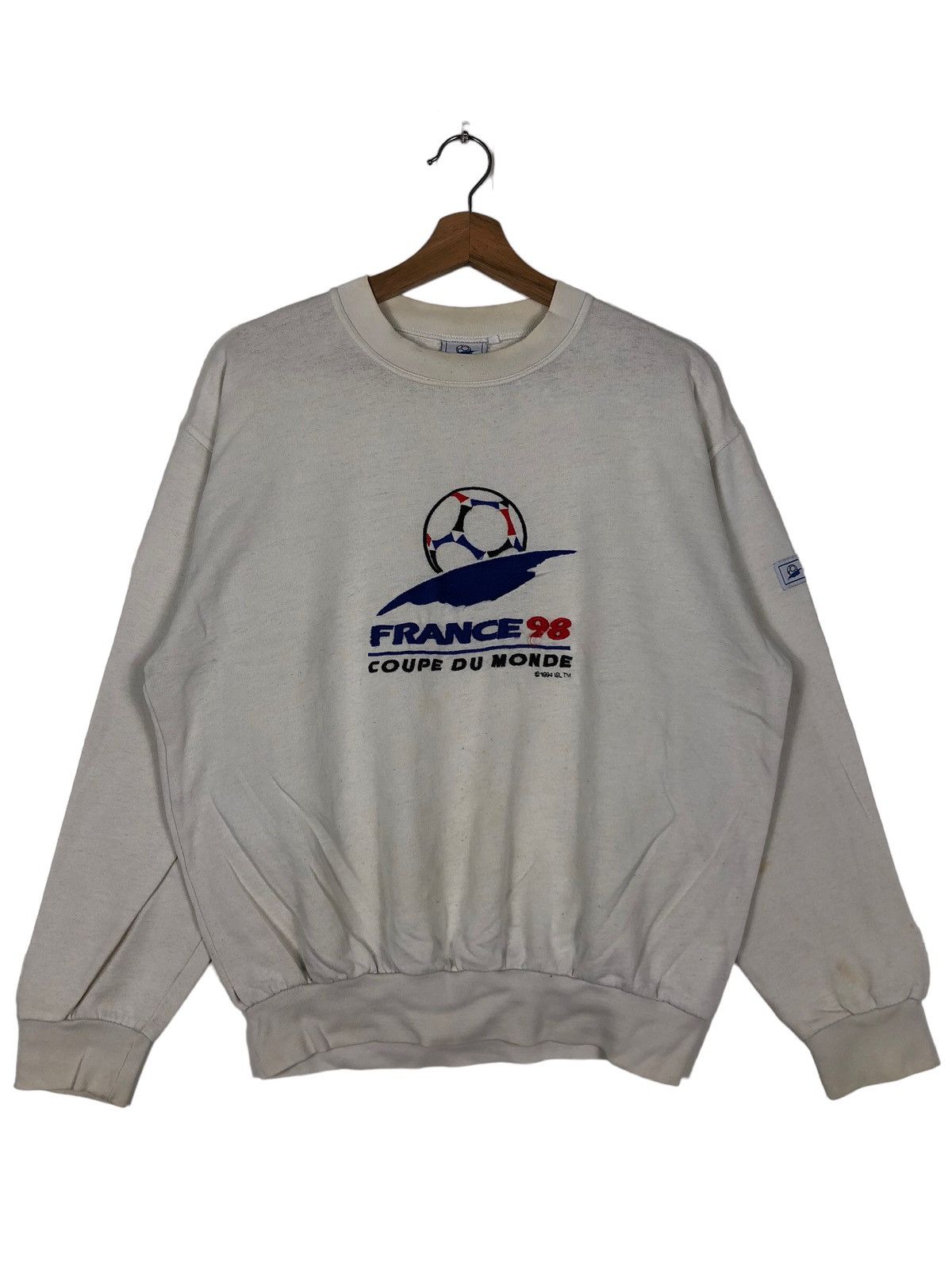 Japanese Brand 🔥Vintage 98’s France Coupe Du Monde Sweatshirt Crewneck Size US M / EU 48-50 / 2 - 1 Thumbnail