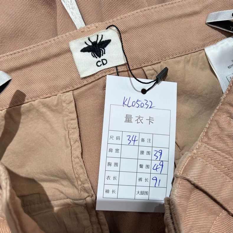 Dior Dior Nude pink workwear pants 2504-Nextarrow Size 42" / US 20 - 7 Thumbnail