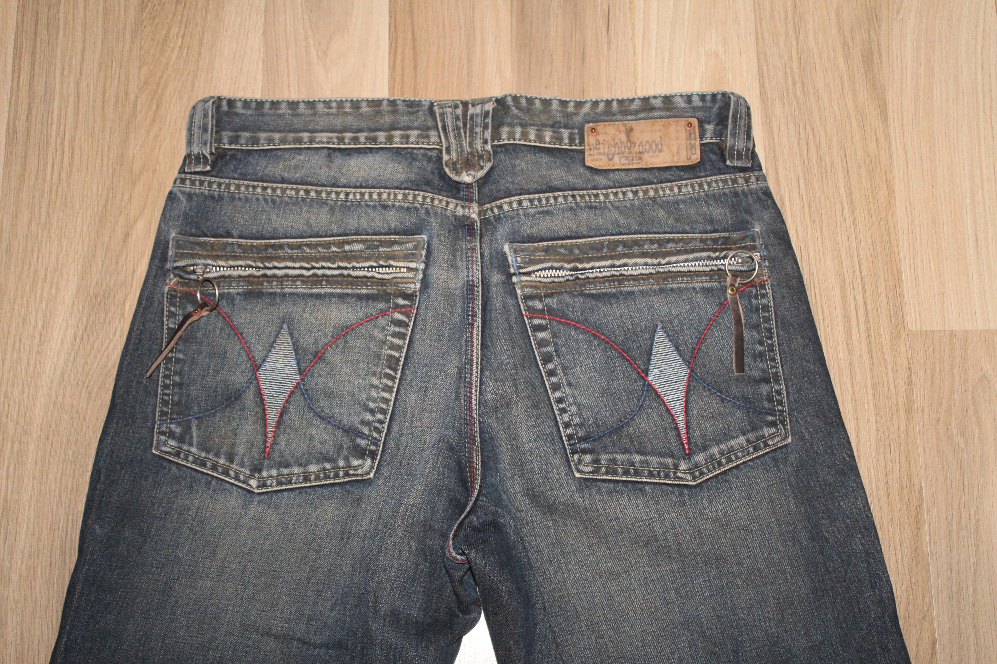 Japanese Brand × Neighborhood Neighbourhood NYC Faded Fake Dirty Jeans Y2K Size US 32 / EU 48 - 14 Thumbnail