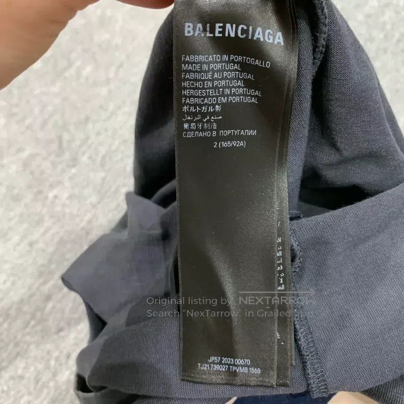 Balenciaga Balenciaga Washed Black Flame Disaster Long Sleeve Sweatsh Size US M / EU 48-50 / 2 - 6 Thumbnail