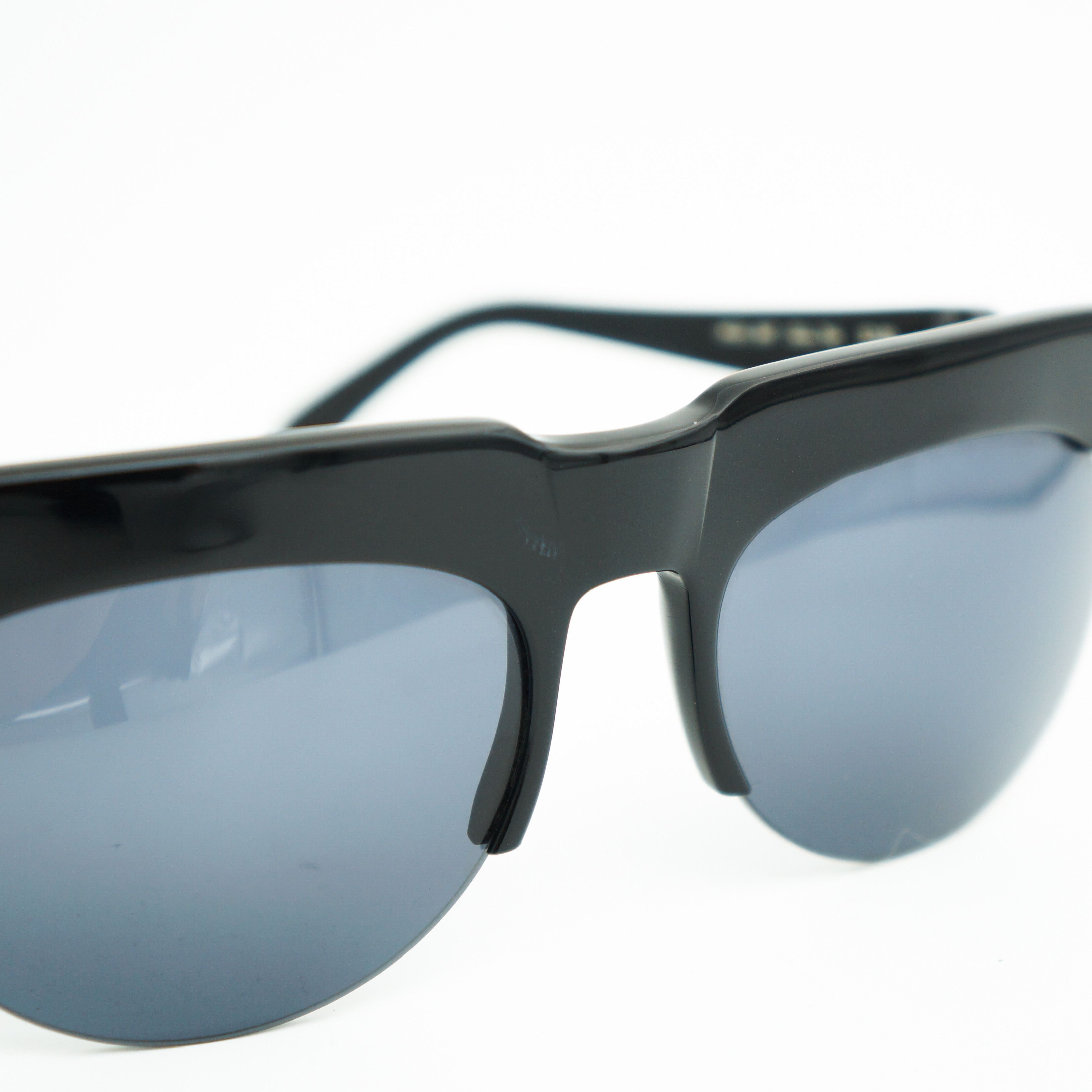 Vintage GIANNI VERSACE Mod 397 Ultra Rare Black Sunglasses Vintage Size ONE SIZE - 7 Thumbnail