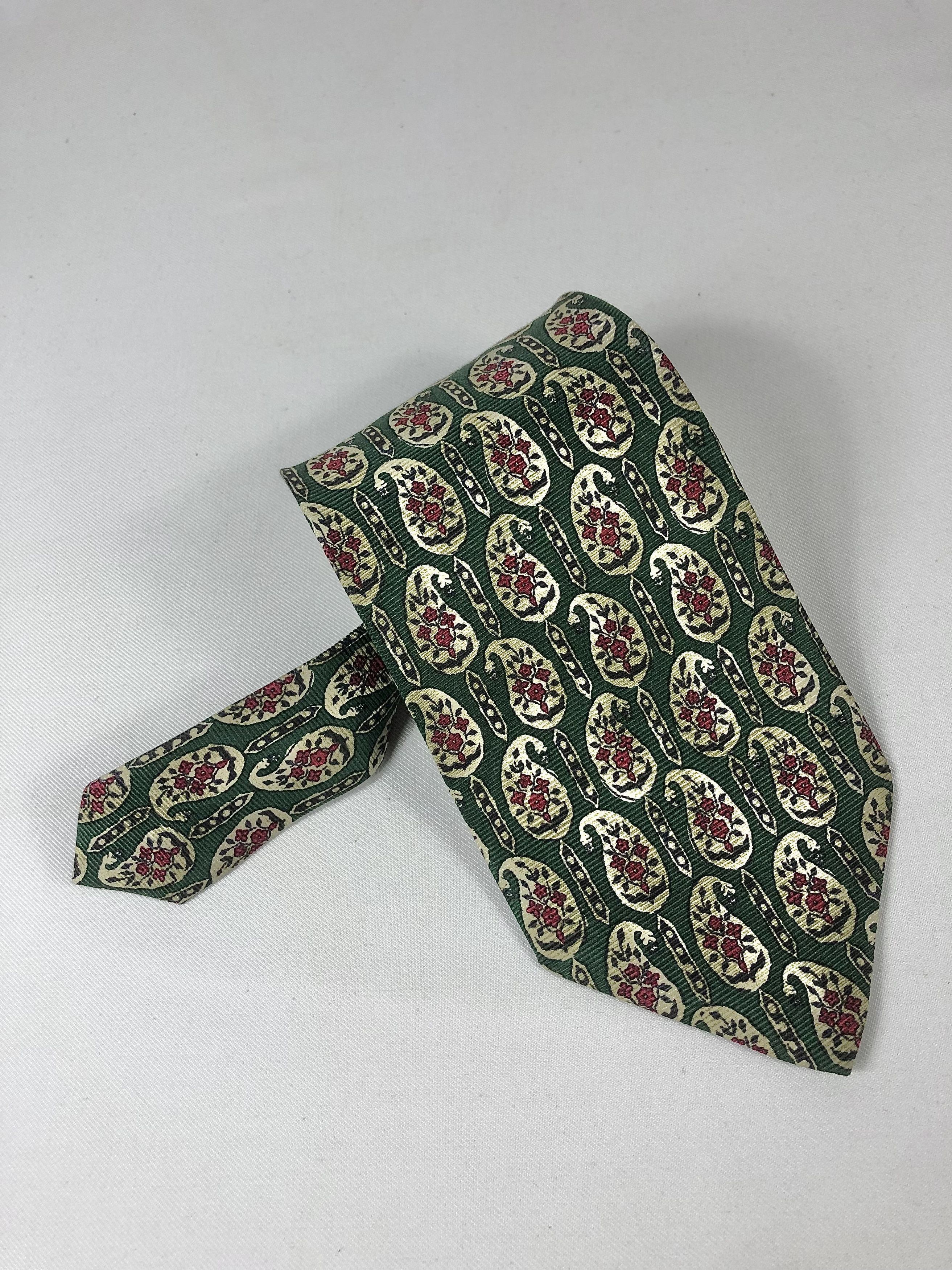 Christian Dior Monsieur Rare Vintage Christian Dior Monsieur Silk Tie Size ONE SIZE - 10 Thumbnail