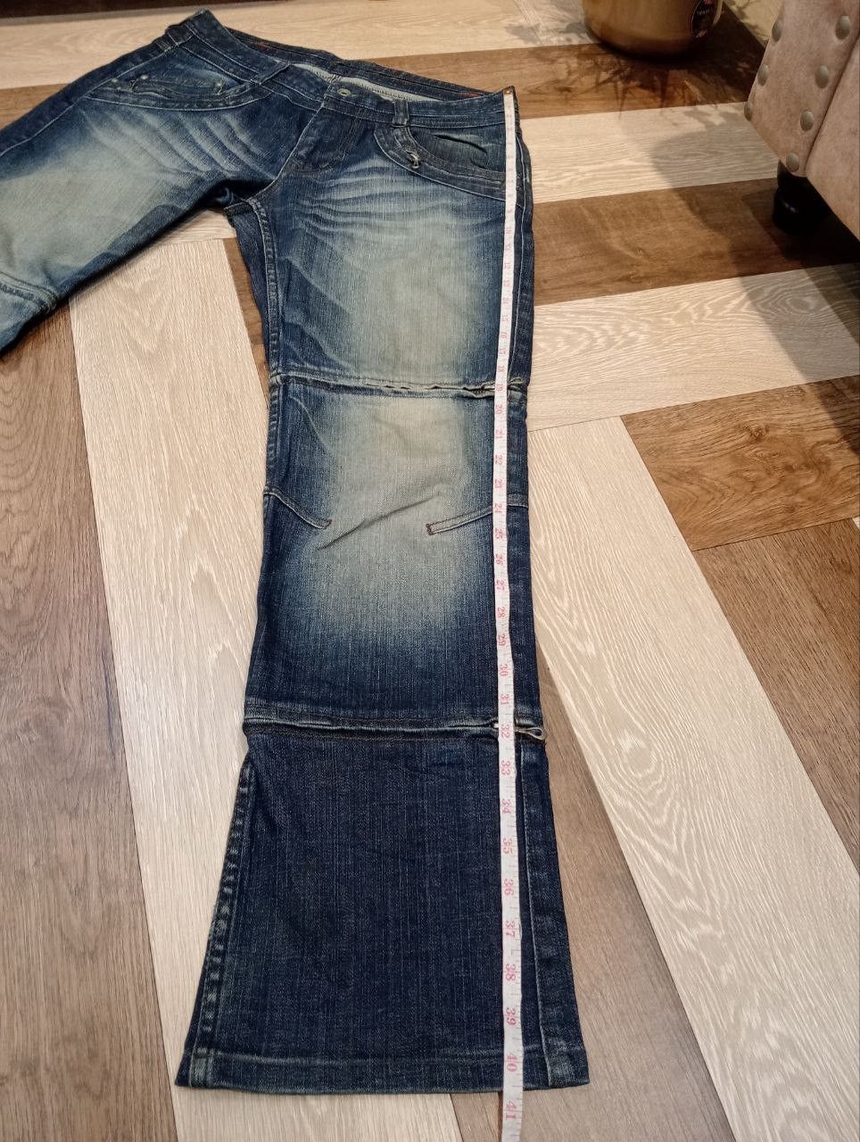 Nicole Club NICOLE CLUB FOR MEN JAPAN 3D DENIM WITH UNIQUE ZIPPER PANTS Size US 33 - 14 Thumbnail