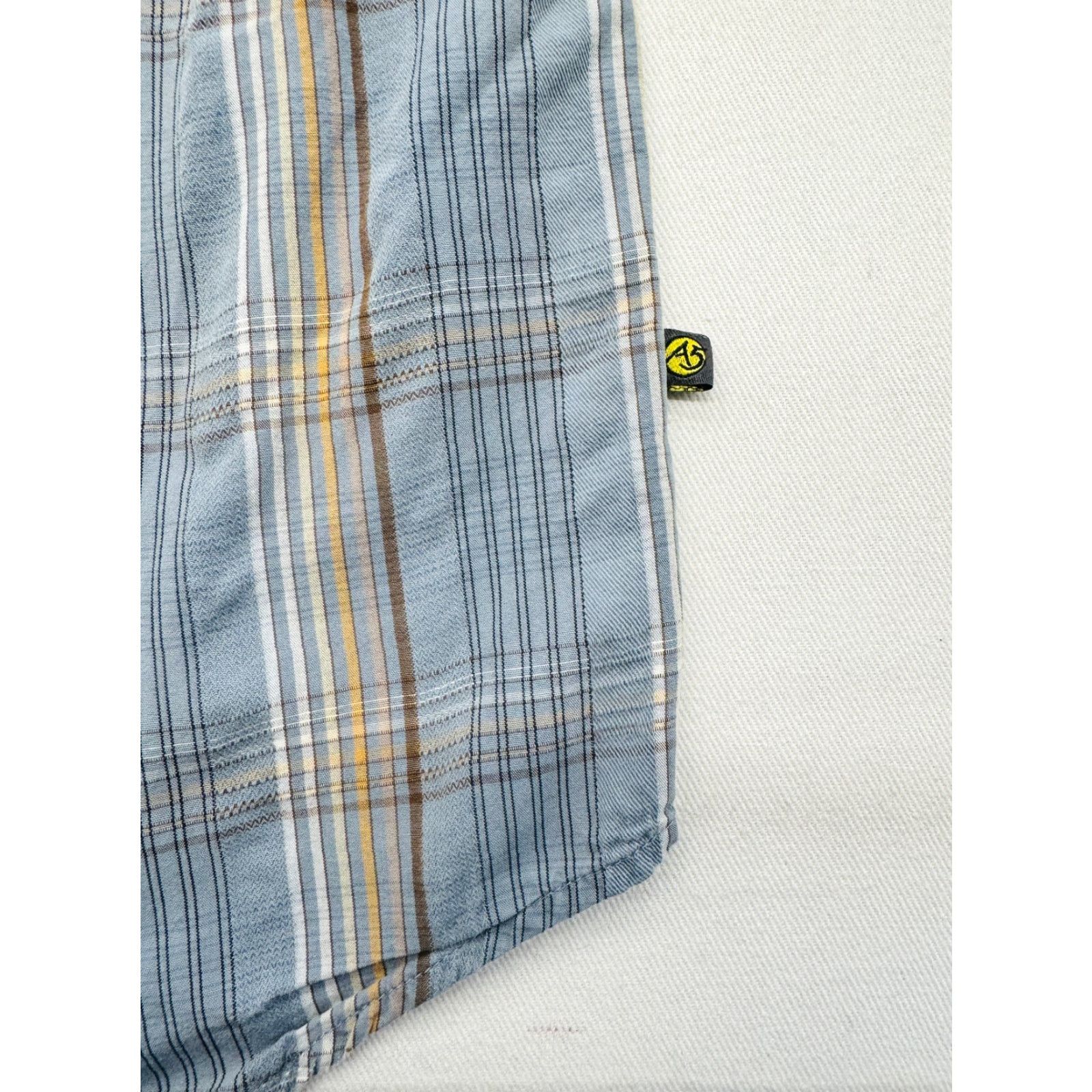 The North Face The North Face Long Sleeve Button-Up Mens Large Blue Striped Cotton Shirt 2370 Size US L / EU 52-54 / 3 - 4 Thumbnail