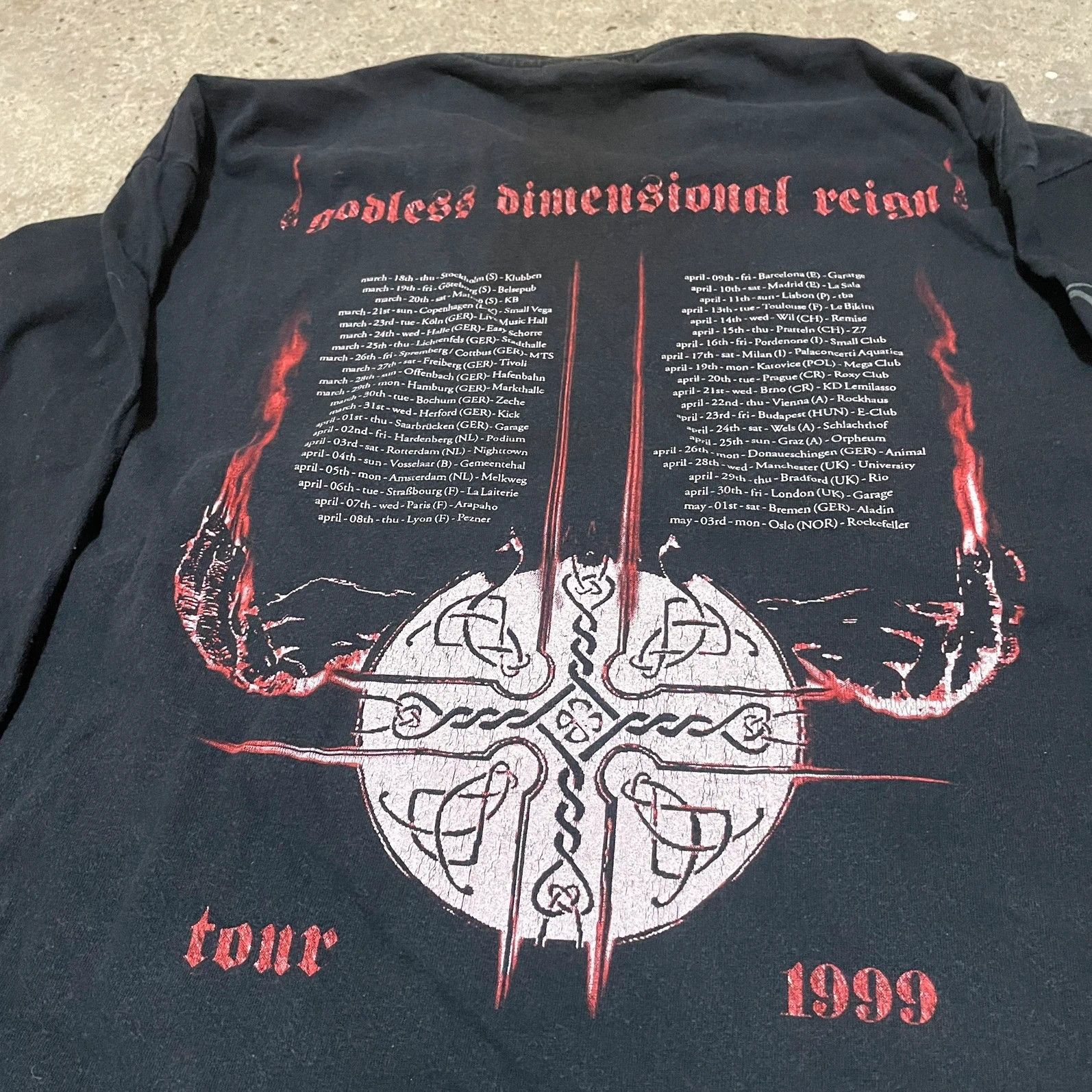 Band Tees Vintage Dimmu Borgir the cult tour 1999 long sleeve Size US XL / EU 56 / 4 - 8 Thumbnail