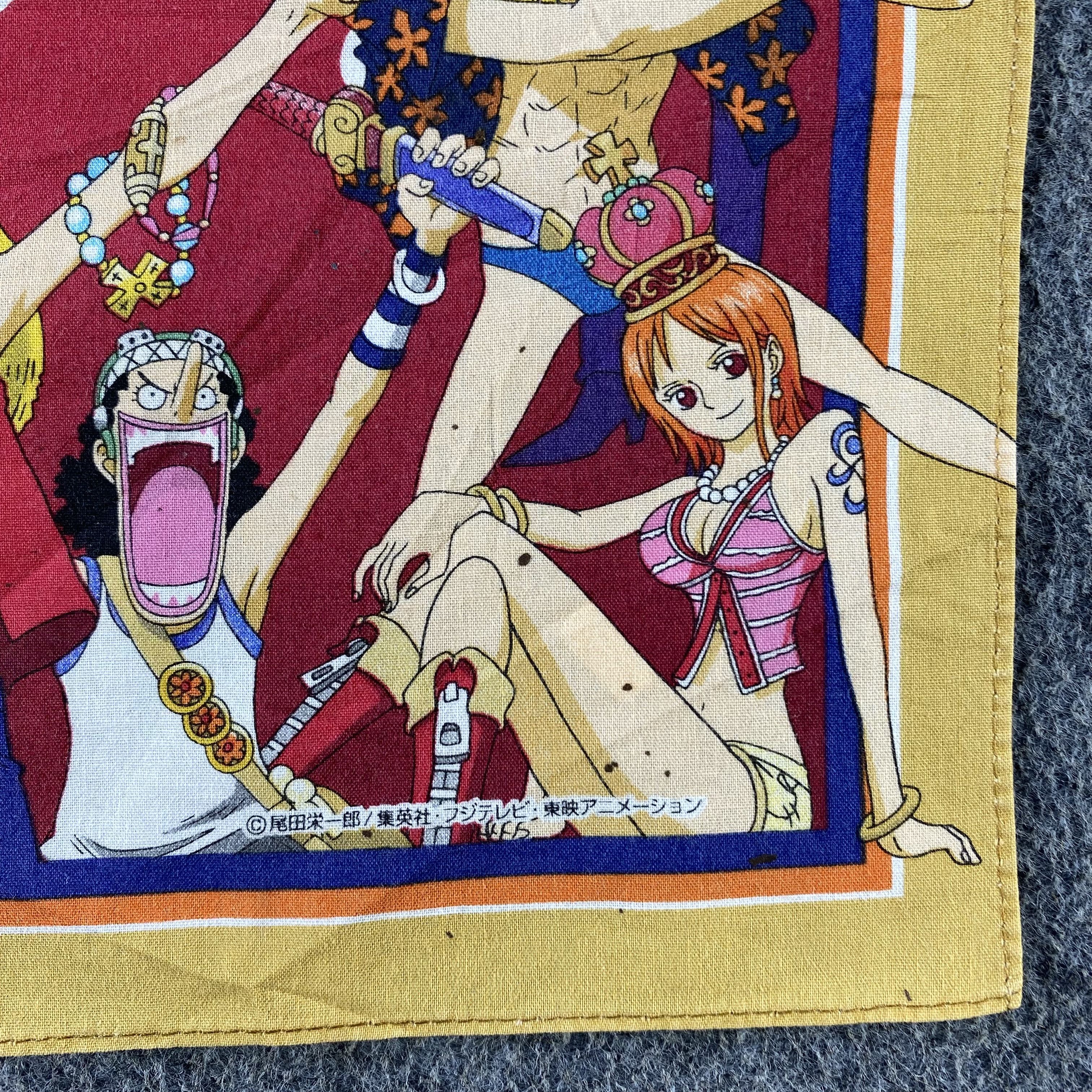 Anime × Japanese Brand One Piece Handkerchief/Neckerchief/Bandana HC908 Size ONE SIZE - 3 Thumbnail