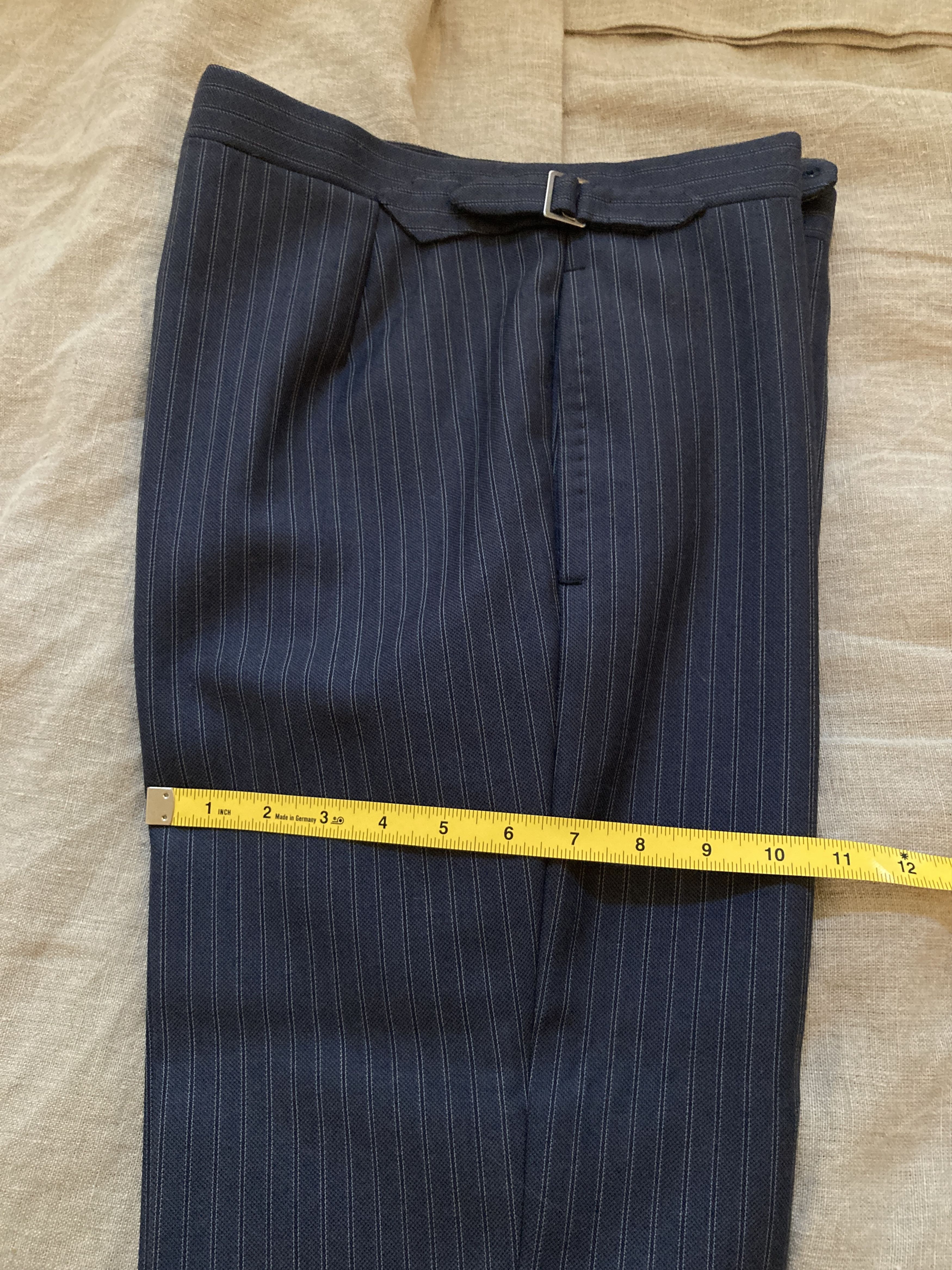 HUSBANDS Husbands Paris - DOUBLE-BREASTED HOPSACK WOOL SUIT Size 38R - 16 Thumbnail
