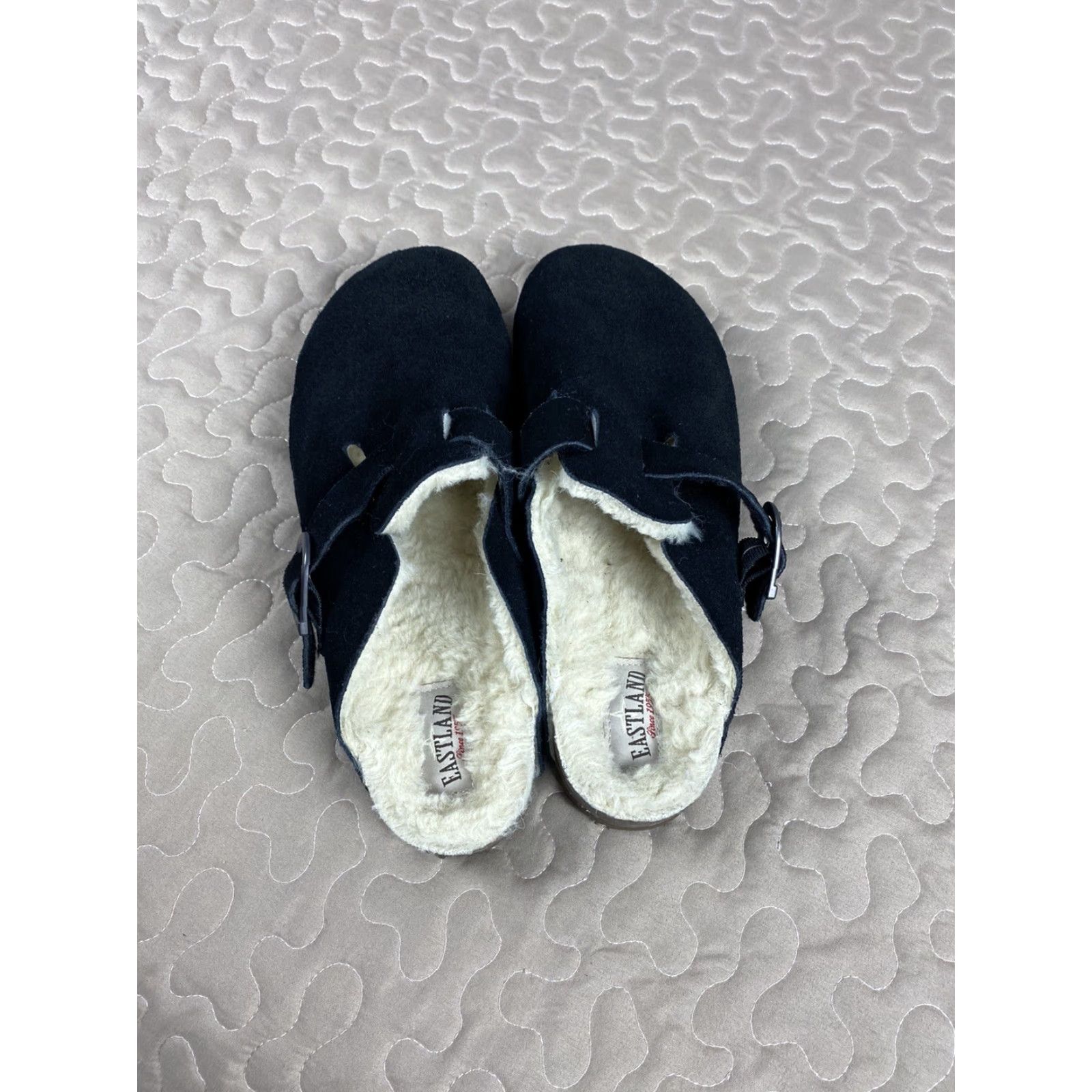 Eastland VINTAGE Eastland 1955 Slip On Clogs Sherpa Fleece Lined Black Mens Sz 11 New Size US L / EU 52-54 / 3 - 3 Thumbnail