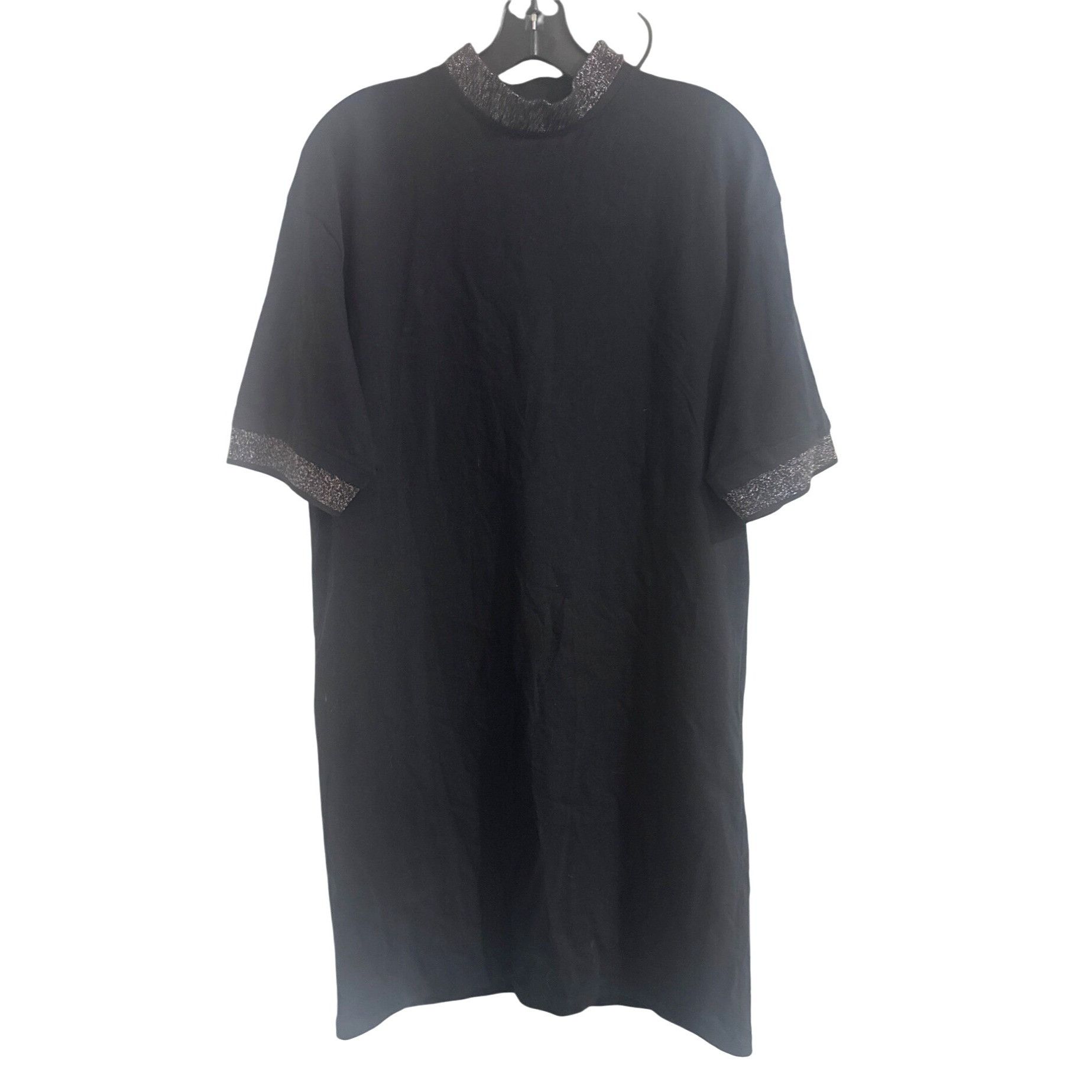 Acne Studios Acne Studios Black Berna Solid PAW17 Dress W/ Glitter Detail Size S / US 4 / IT 40 - 1 Thumbnail