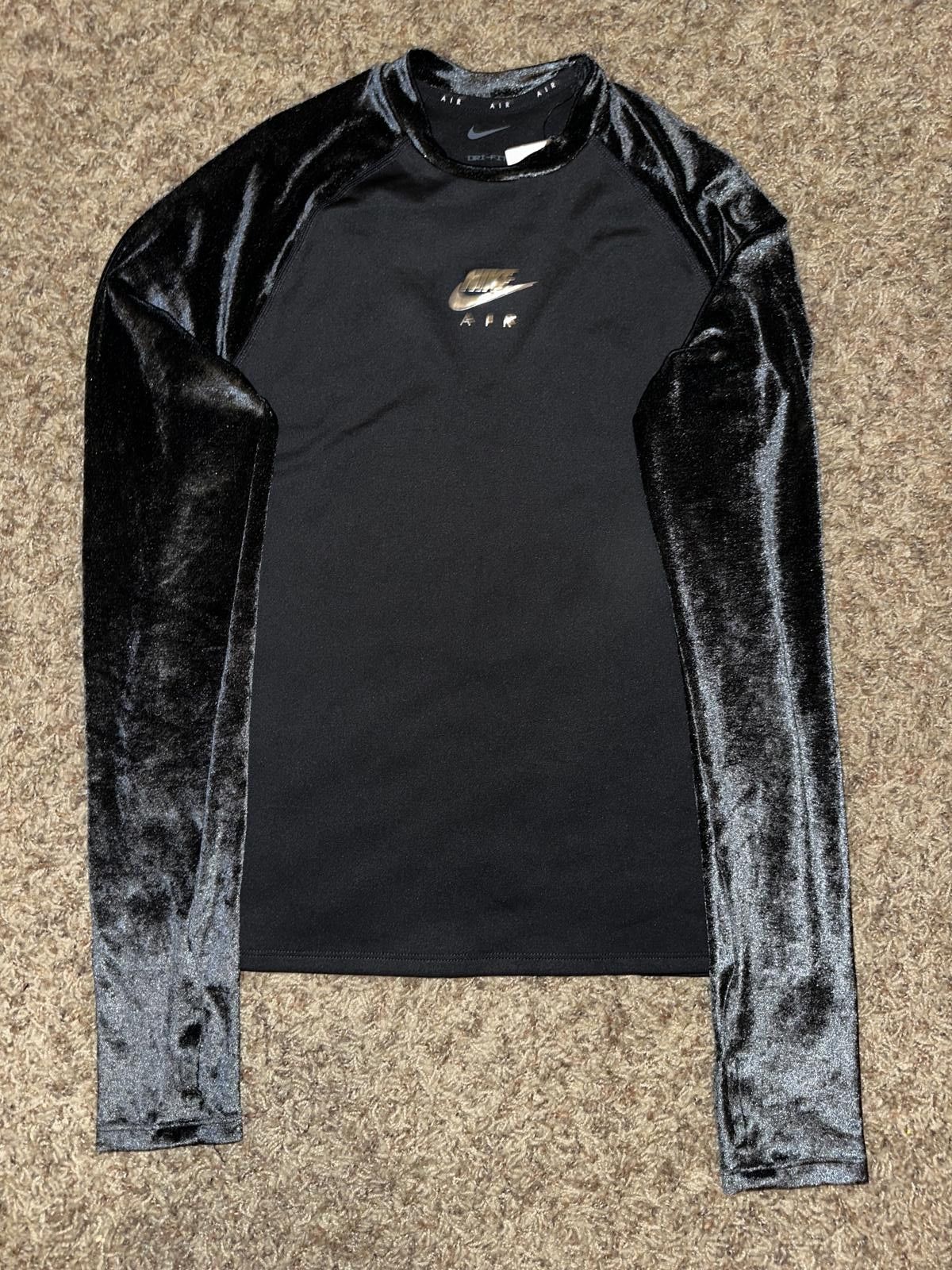 Nike Nike Women’s Air Midlayer Long Sleeve Black Top Sample Size S / US 4 / IT 40 - 1 Thumbnail