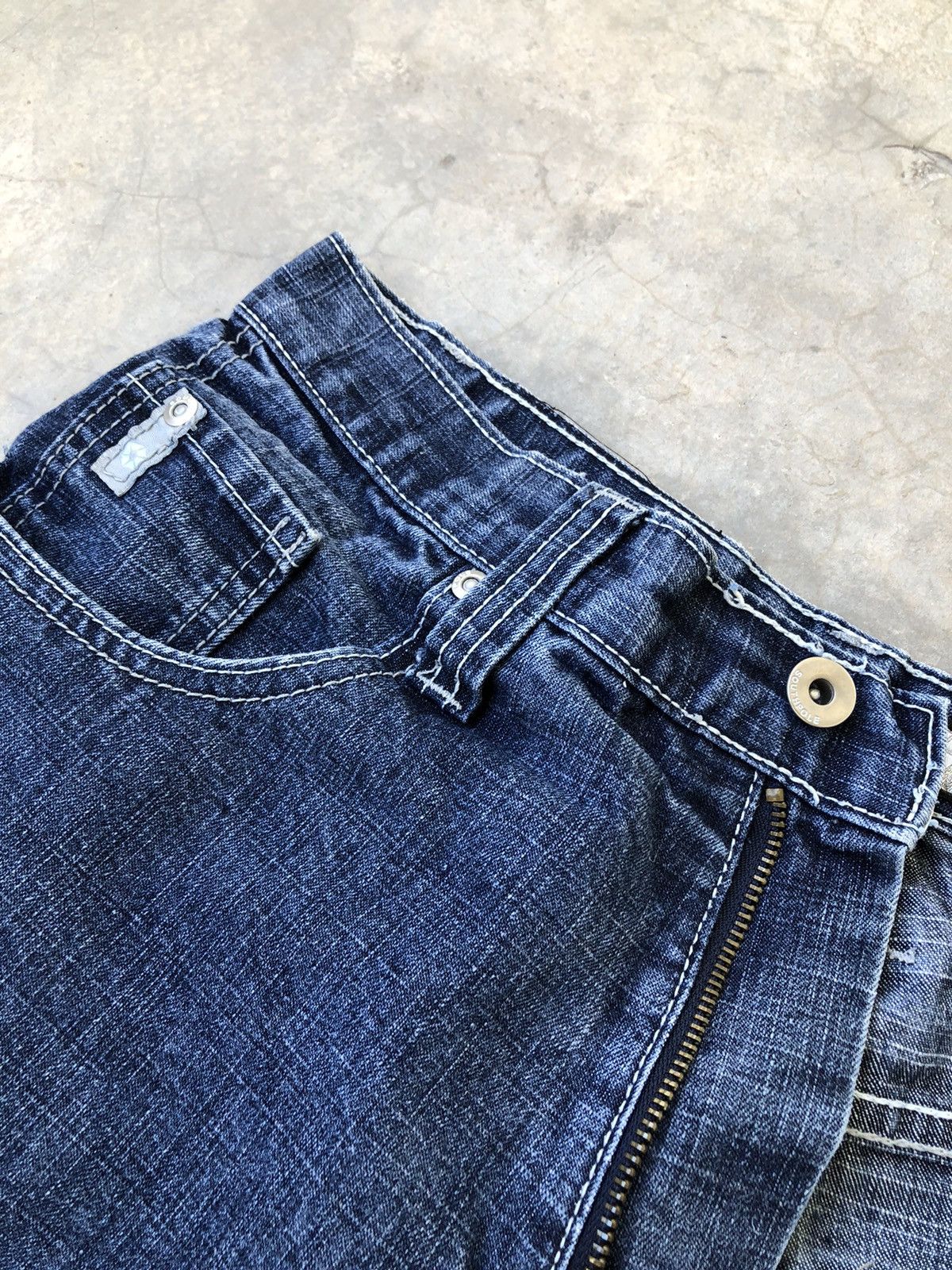 Southpole Southpole Y2K Horizontal Printed Denim Pants Size US 30 / EU 46 - 7 Thumbnail