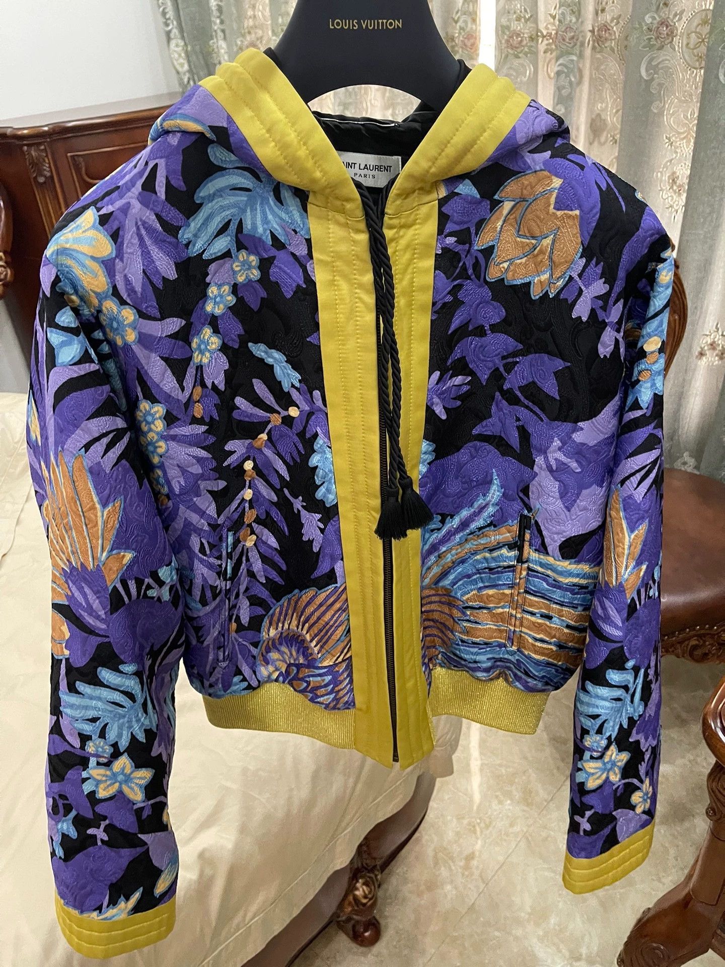 Saint Laurent Paris Saint Laurent Runway Phoenix Gold Embroidered Jacket 48 Size US M / EU 48-50 / 2 - 1 Thumbnail