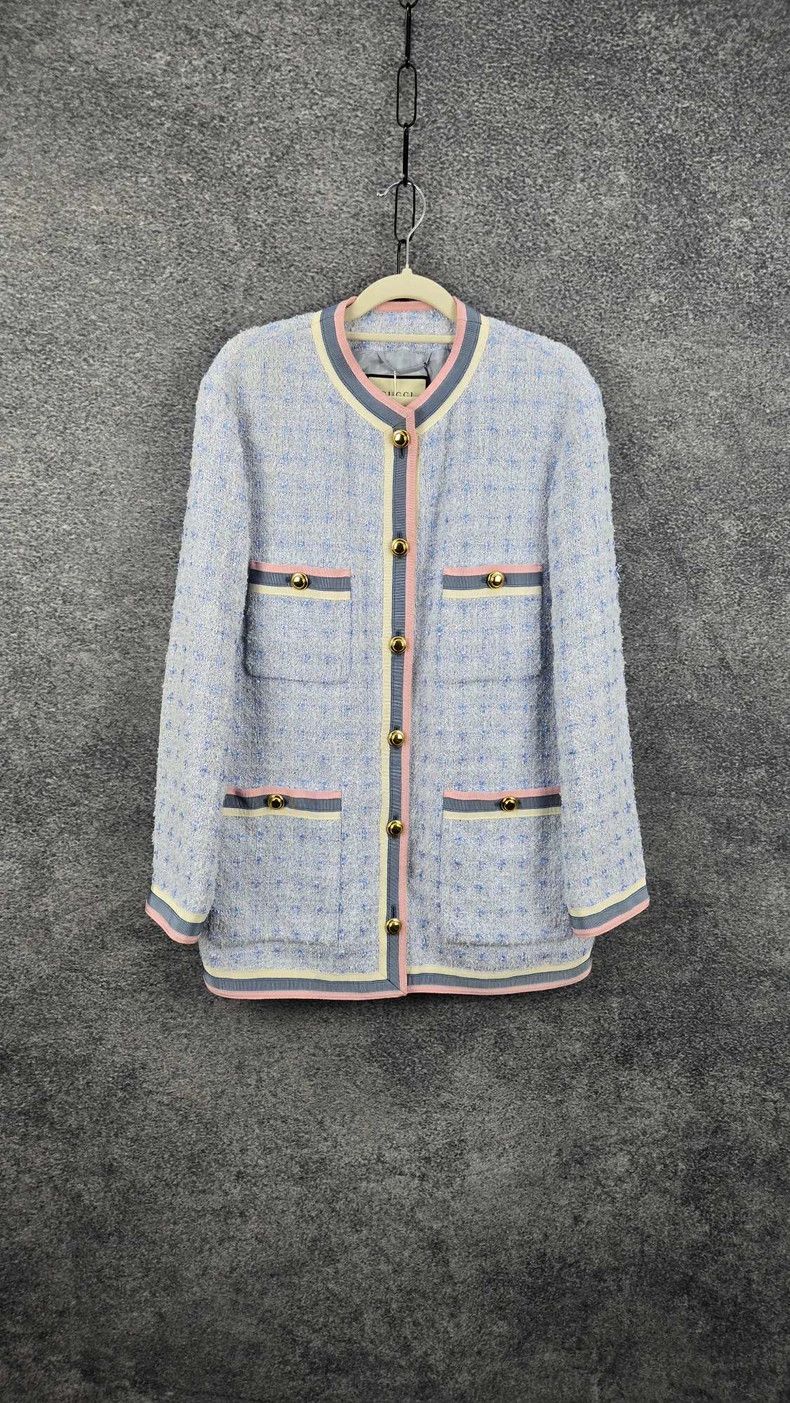Gucci Gucci Round Neck Woollen Coat Size US M / EU 48-50 / 2 - 1 Thumbnail