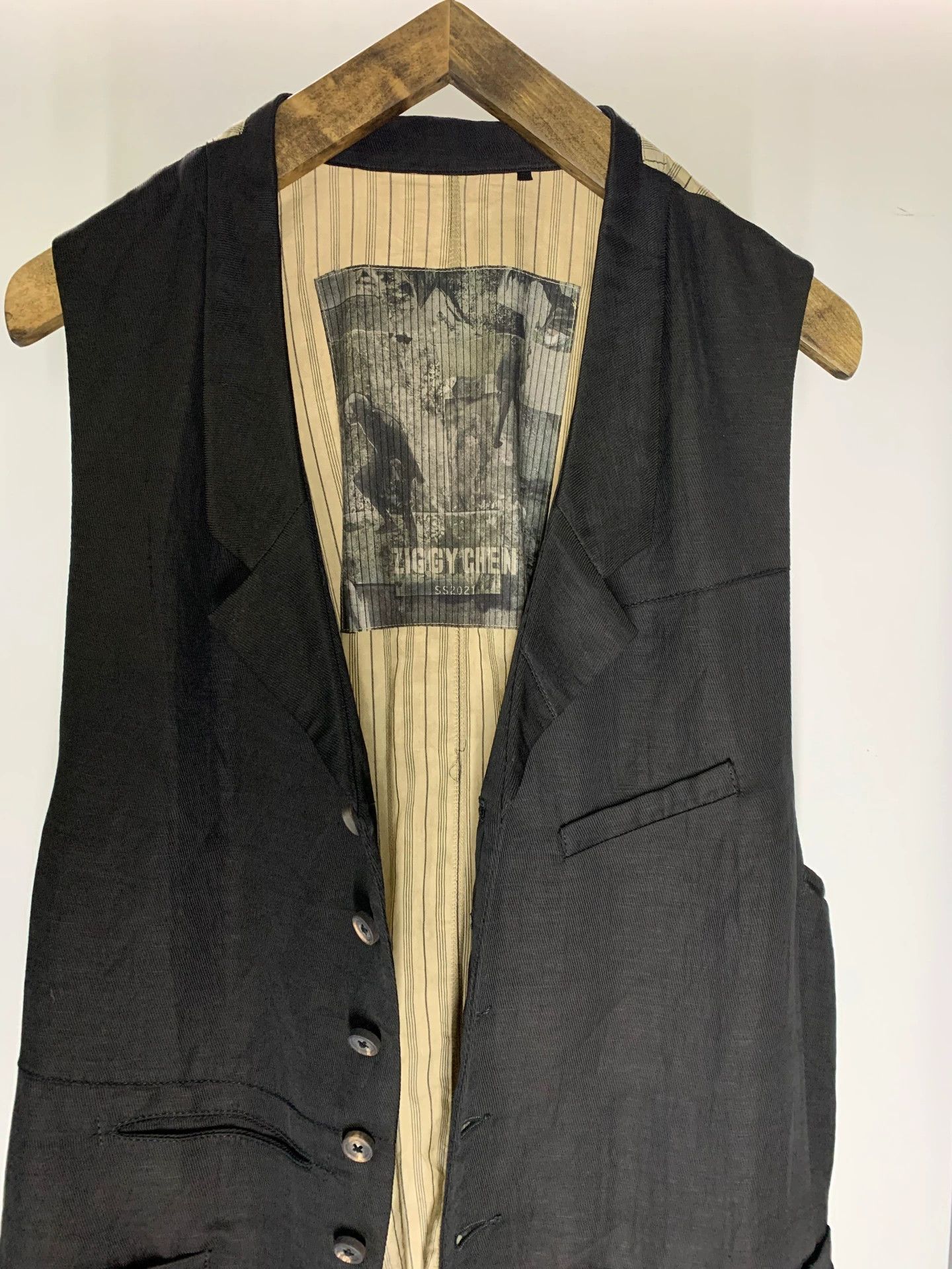 Ziggy Chen Ziggy Chen 21SS Vest Size 48 Size US M / EU 48-50 / 2 - 3 Thumbnail