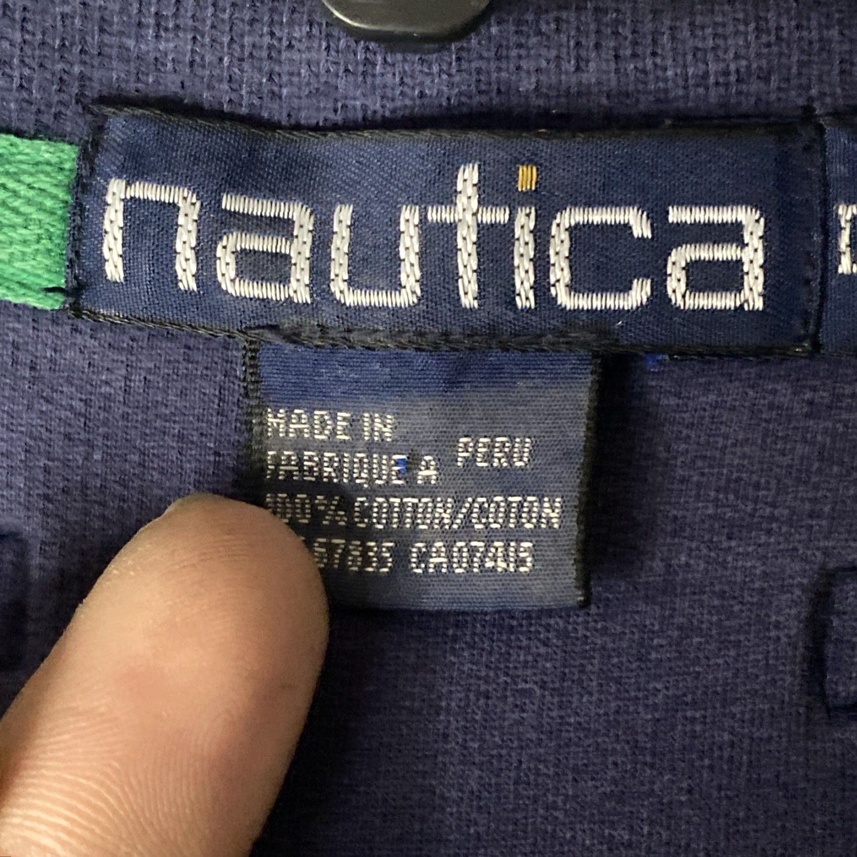 Nautica VINTAGE Nautica Yacht Club Polo Mens Large BLUE 90s Flaw L Polo Shirt Mens Size US L / EU 52-54 / 3 - 4 Thumbnail