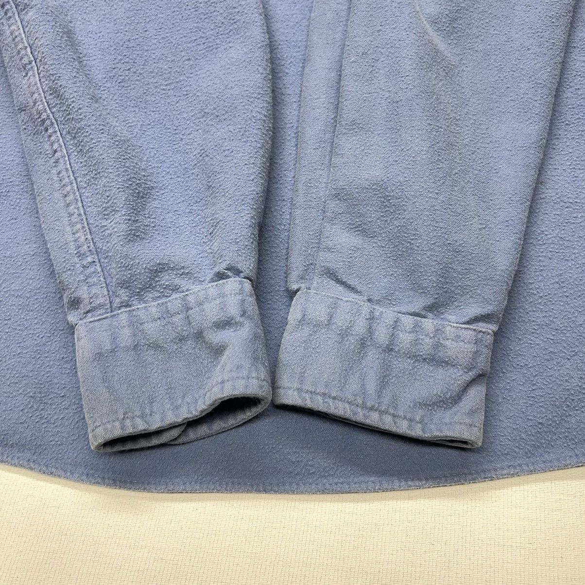 L.L. Bean × Vintage VTG LL Bean Flannel Shirt Blue Chamois Cloth Button Up Retro Size US M / EU 48-50 / 2 - 16 Thumbnail