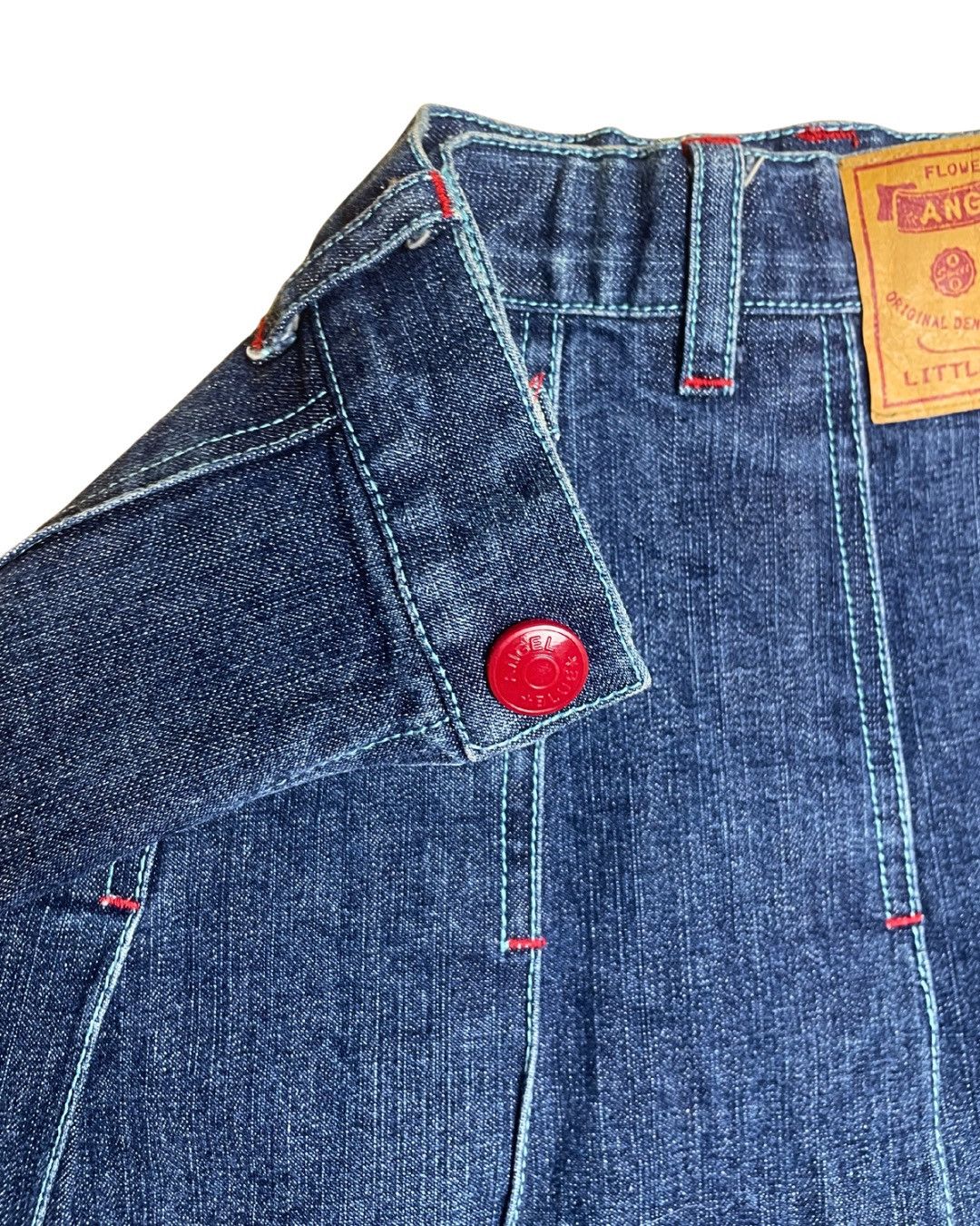 Angel Blue Angel Blue Denim Skirt - Nakamura-kun Heart Graphic Y2K Size 26" / US 2 / IT 38 - 5 Thumbnail