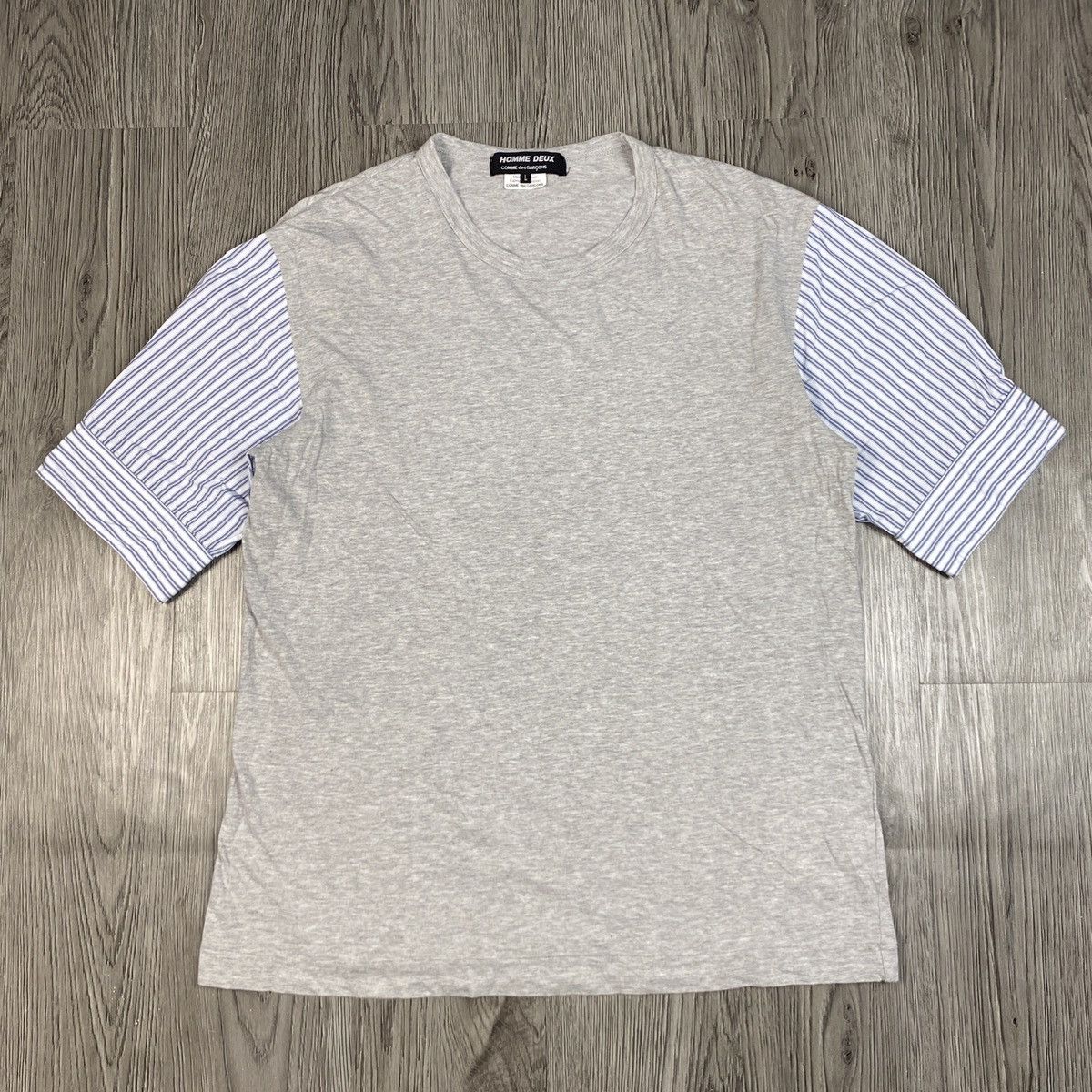 Comme des Garcons Homme Deux Comme des Garçons Homme Deux - Hybrid Tee Size US L / EU 52-54 / 3 - 1 Thumbnail