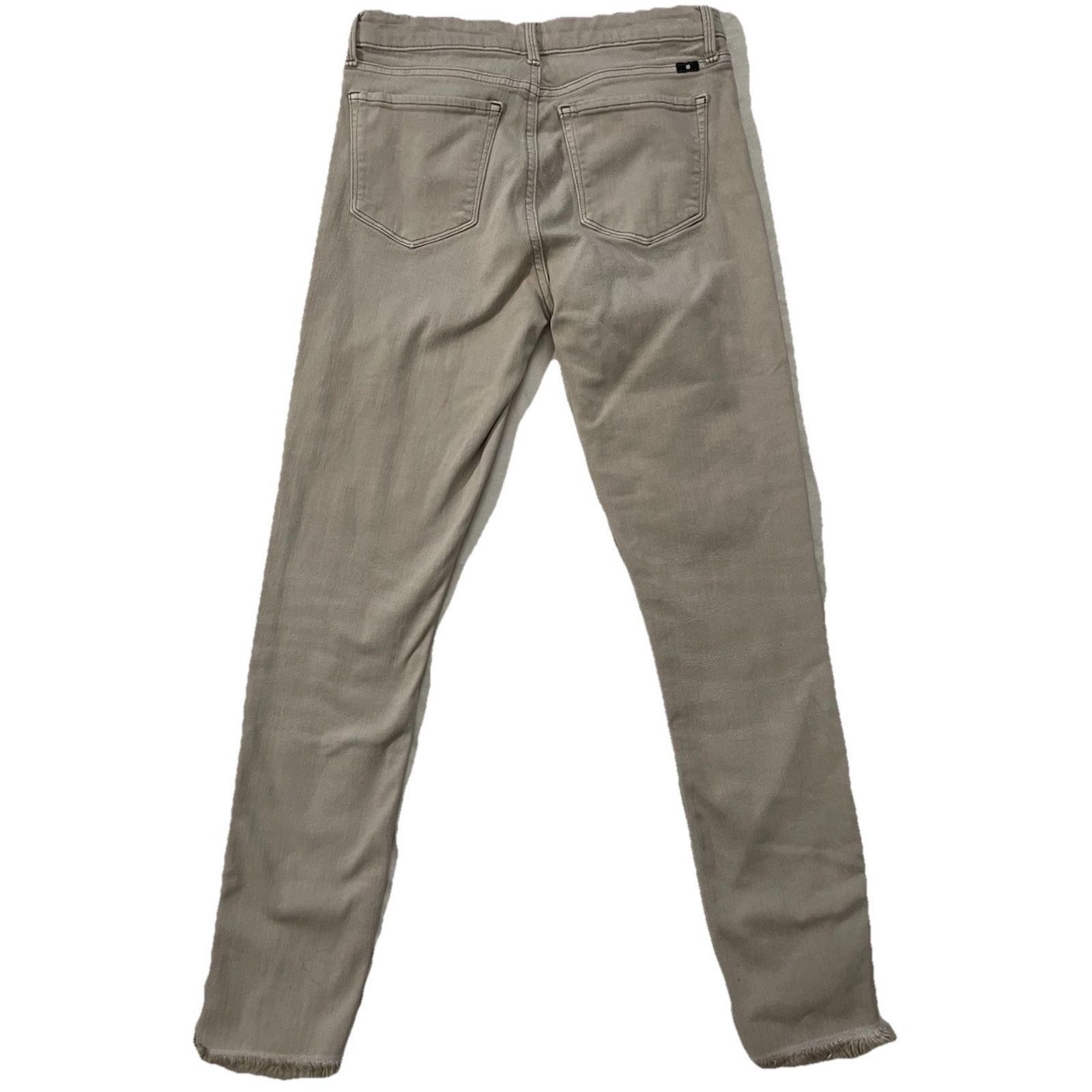 Lucky Brand Lucky Brand Distressed Ava Skinny Jeans Tan Mid Size 04 / 27 Size 27" / US 4 / IT 40 - 2 Thumbnail