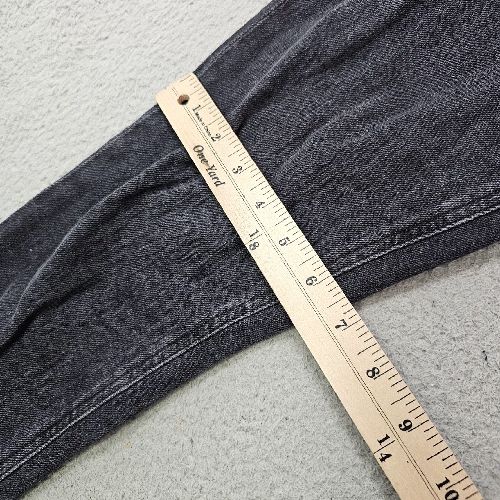 Agolde AGOLDE Nico Jean Womens 25 Black High Rise Slim Straight Stretch Denim Pants Jeans Size 42" / US 20 - 7 Thumbnail