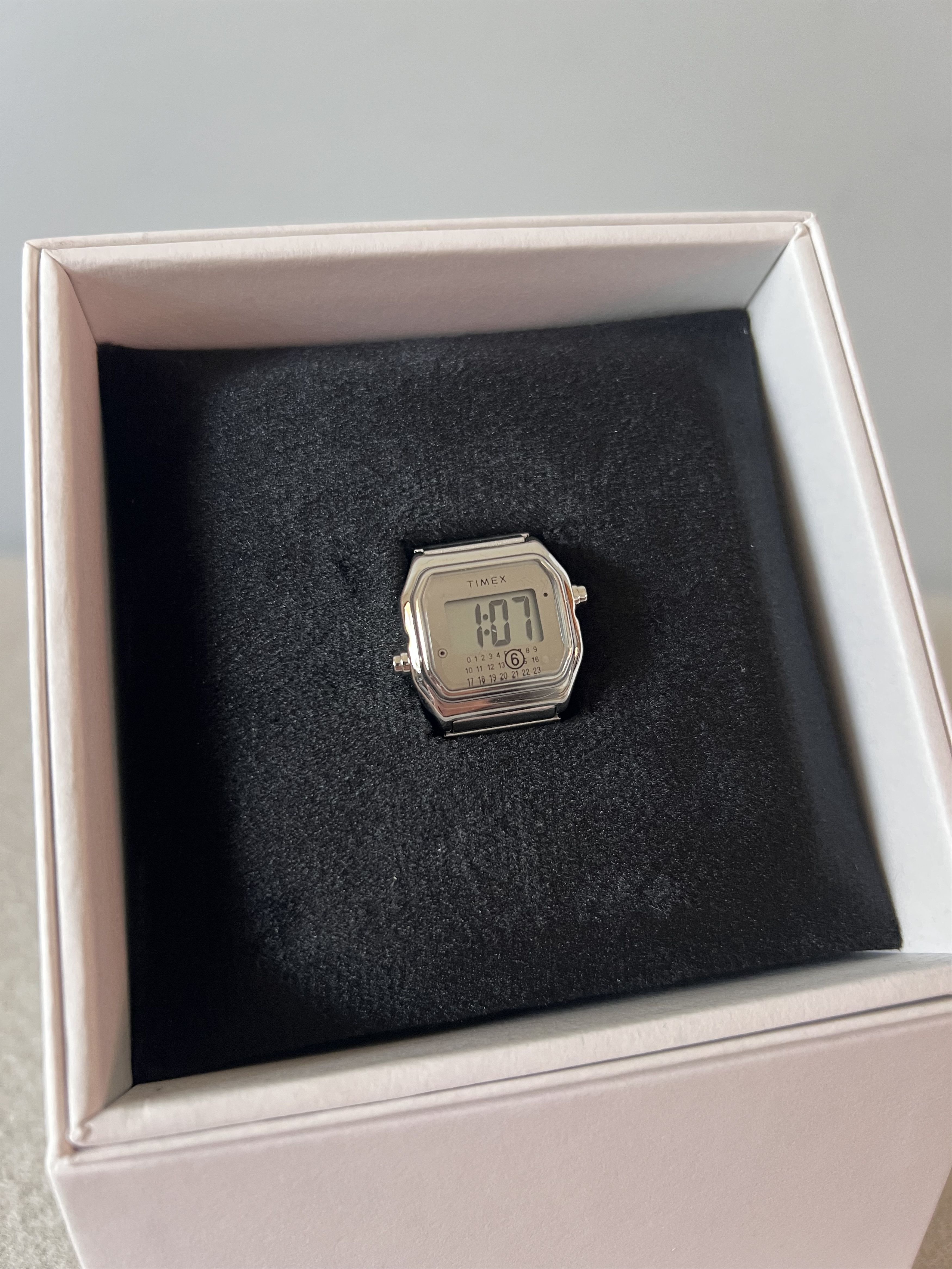 Timex S/M MM6 Maison Margiela Timex T80 Ring Watch | Grailed
