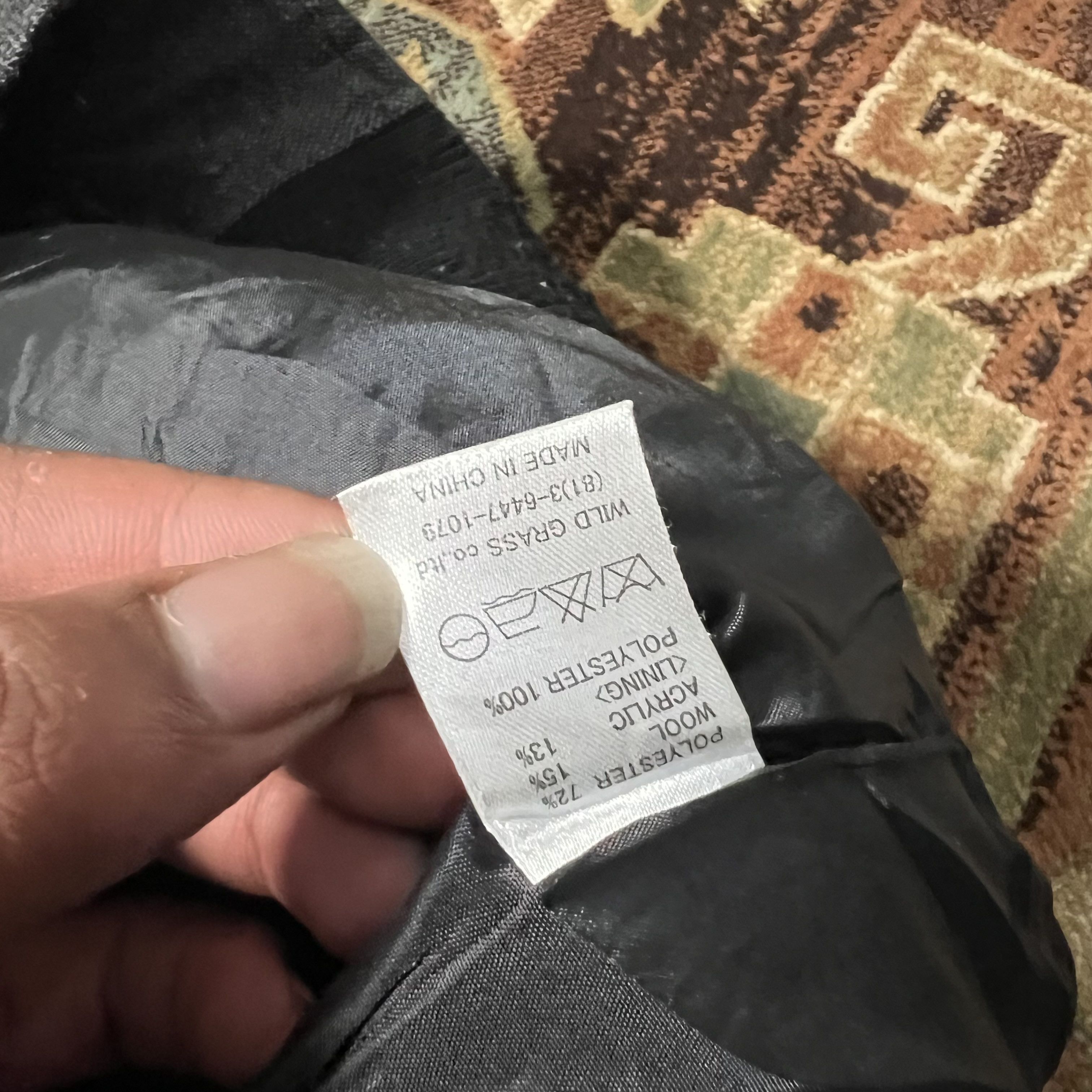 Japanese Brand 2000s Japanese Ifsix Wool Quilted Fur Zip Up Jacket y2k Lgb Size US M / EU 48-50 / 2 - 8 Thumbnail