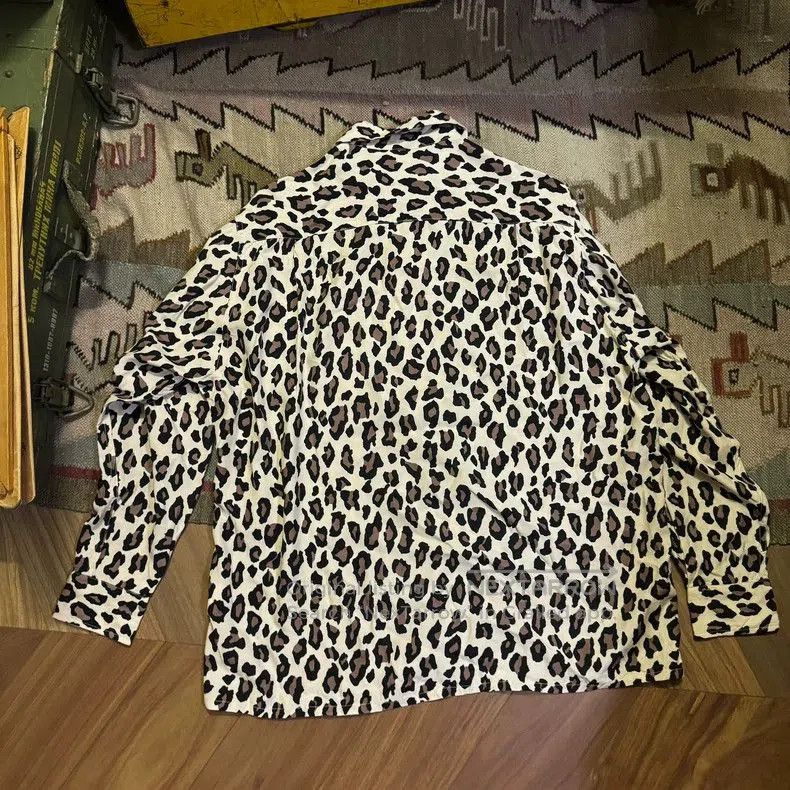 Sacai Wacko Maria Leopard Print Long Sleeve Shirt Size US M / EU 48-50 / 2 - 4 Thumbnail