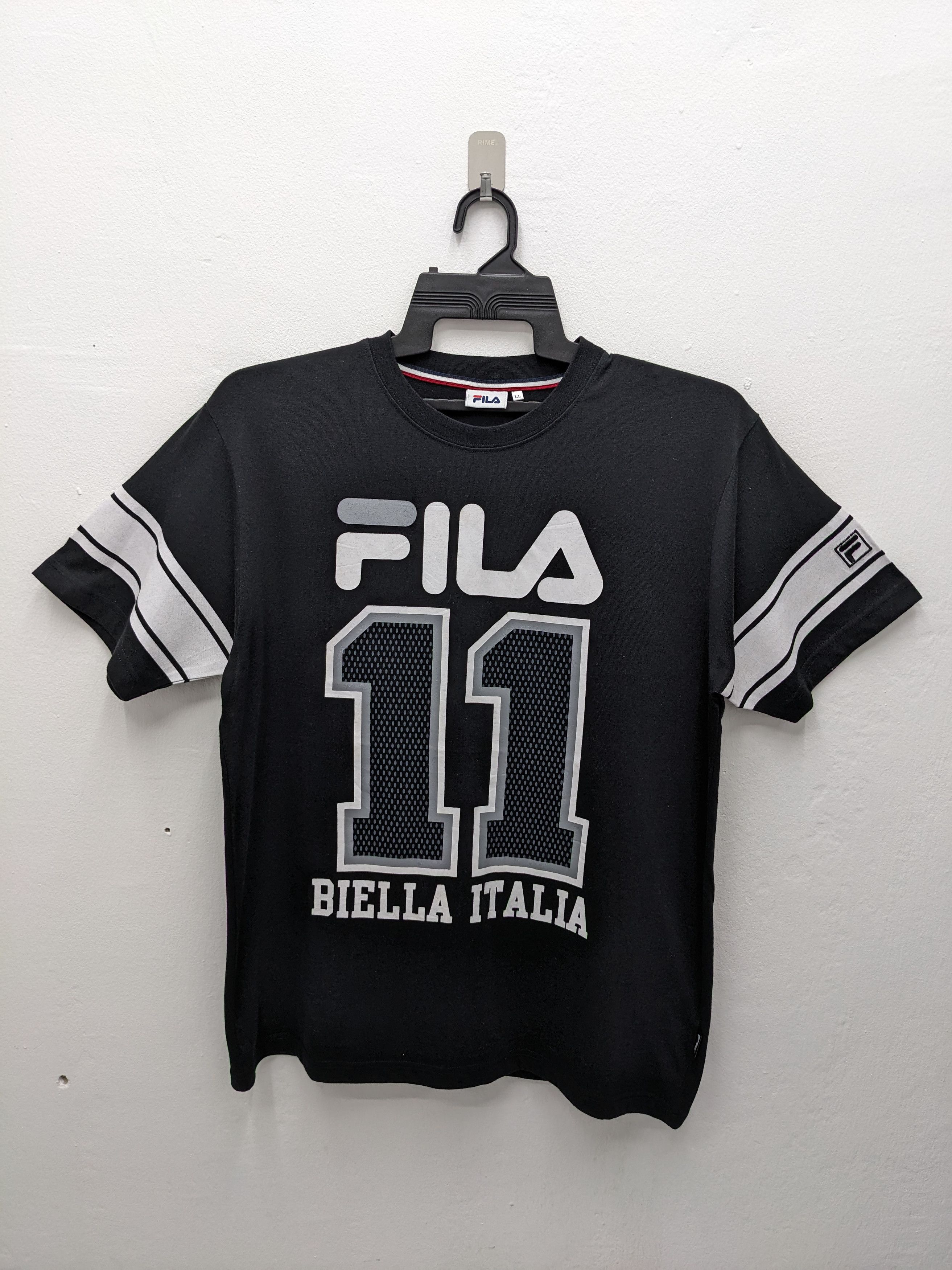 Fila Fila Biella Italia Streetwear Tshirt Size US L / EU 52-54 / 3 - 2 Thumbnail