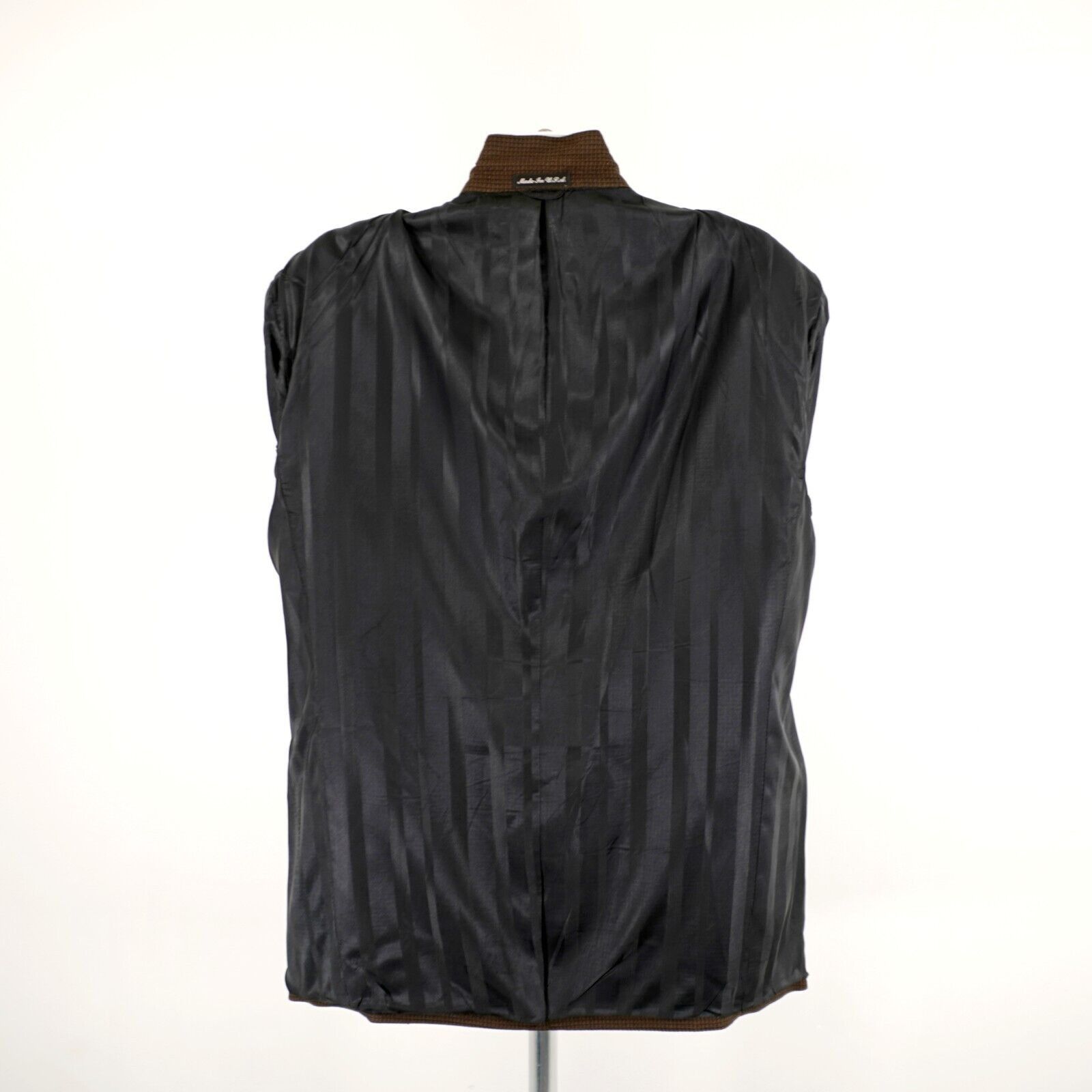 Pierre Cardin Pierre Cardin Tweed Texutured Wool Brown Green Black Check 4 Size 48L - 12 Thumbnail
