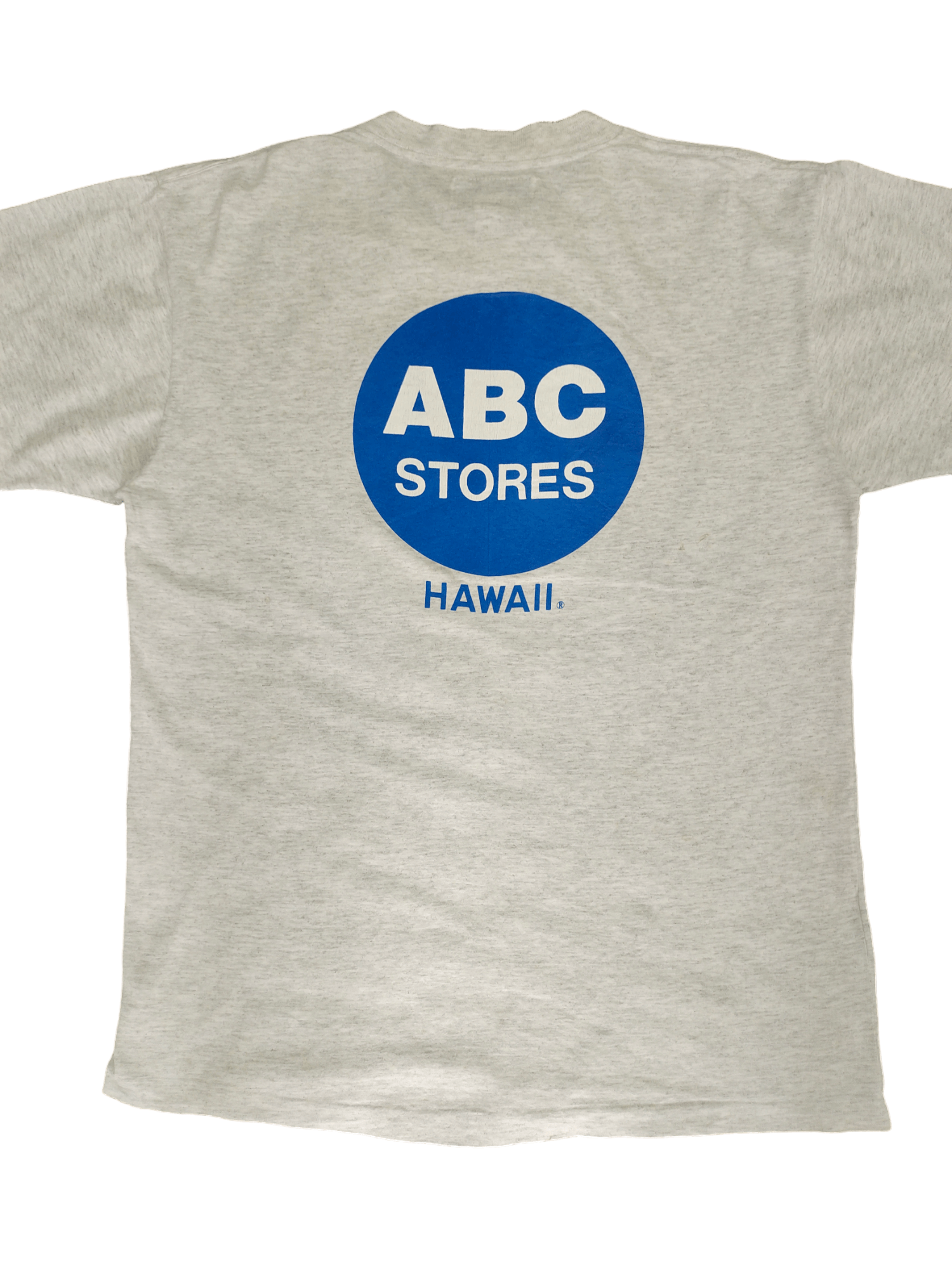 Vintage Vintage 90s ABC Stores Hawaii Distressed Roundneck T-Shirt Size US L / EU 52-54 / 3 - 1 Thumbnail