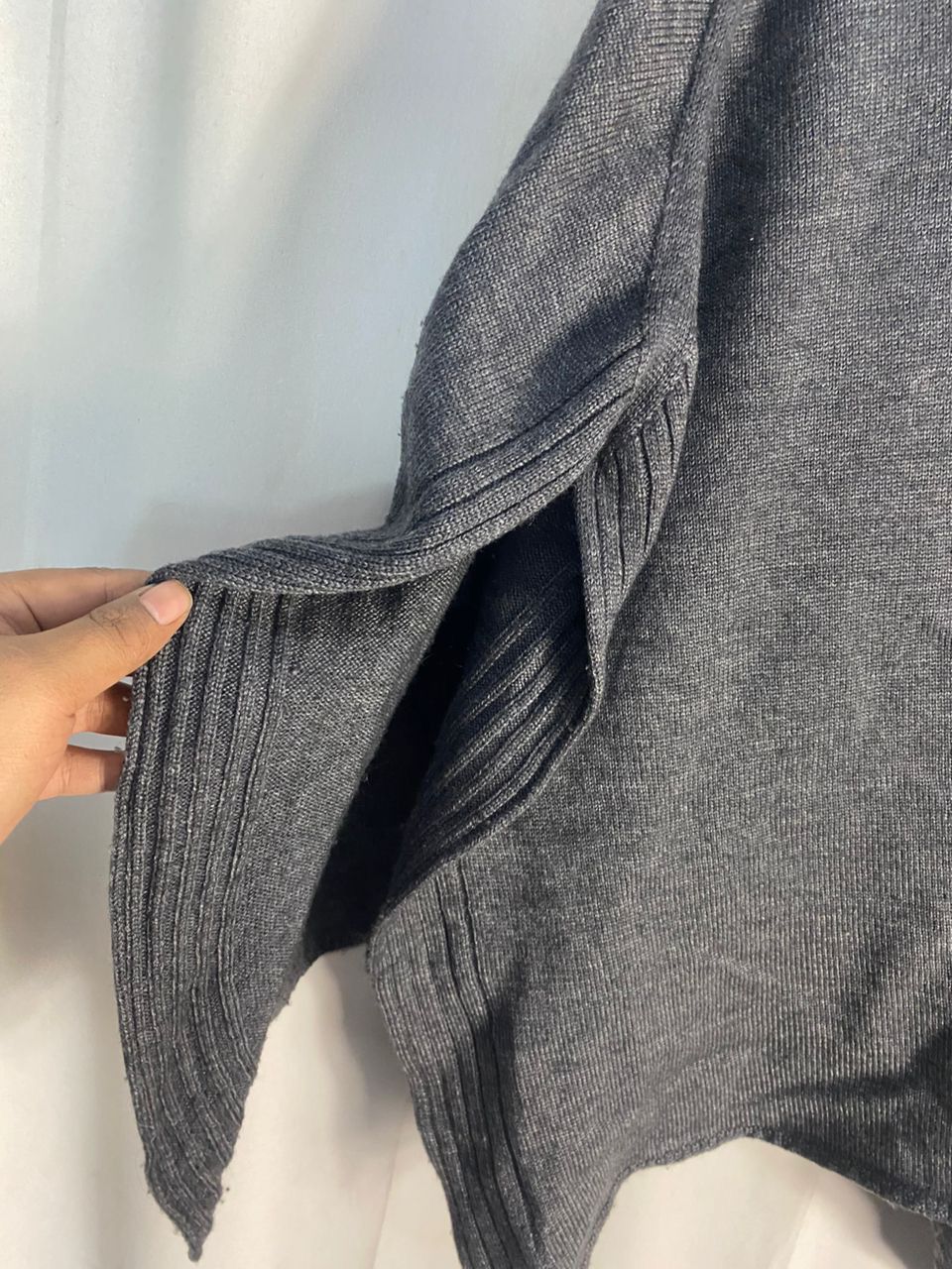 Japanese Brand × Yohji Yamamoto Ined wool ponchos turtleneck by yohji Yamamoto Size L / US 10 / IT 46 - 5 Thumbnail