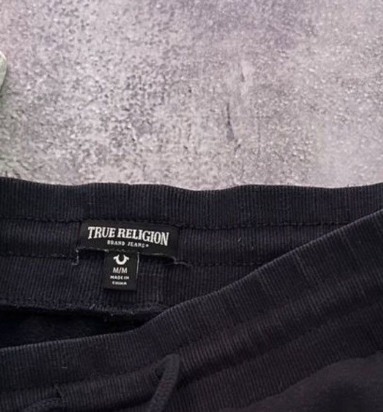 True Religion True Religion Black Logo Joggers M 👖 Size US 32 / EU 48 - 3 Thumbnail