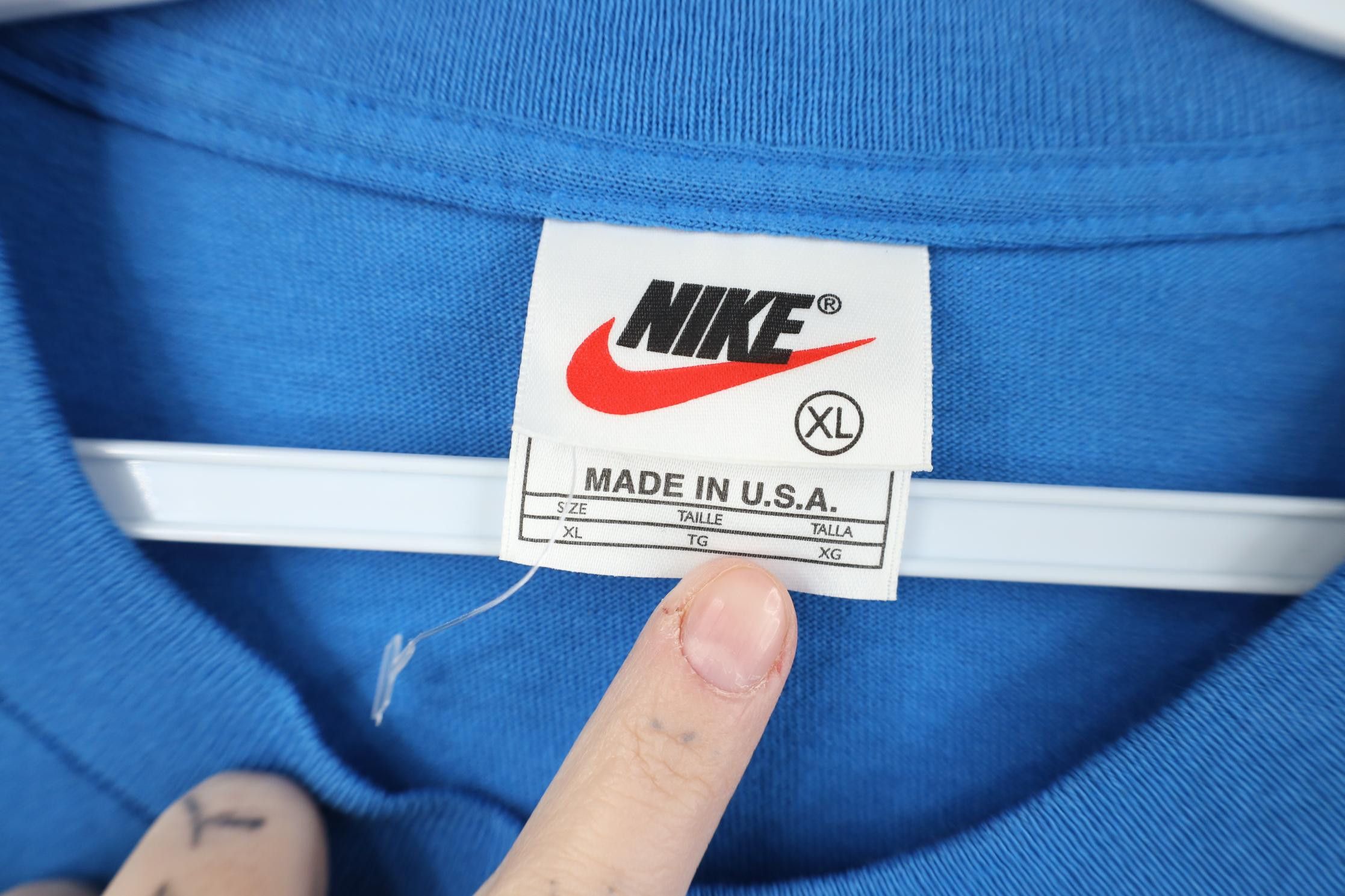Nike Deadstock Vintage 90s Nike Center Swoosh Soccer T-Shirt USA Size US XL / EU 56 / 4 - 5 Thumbnail