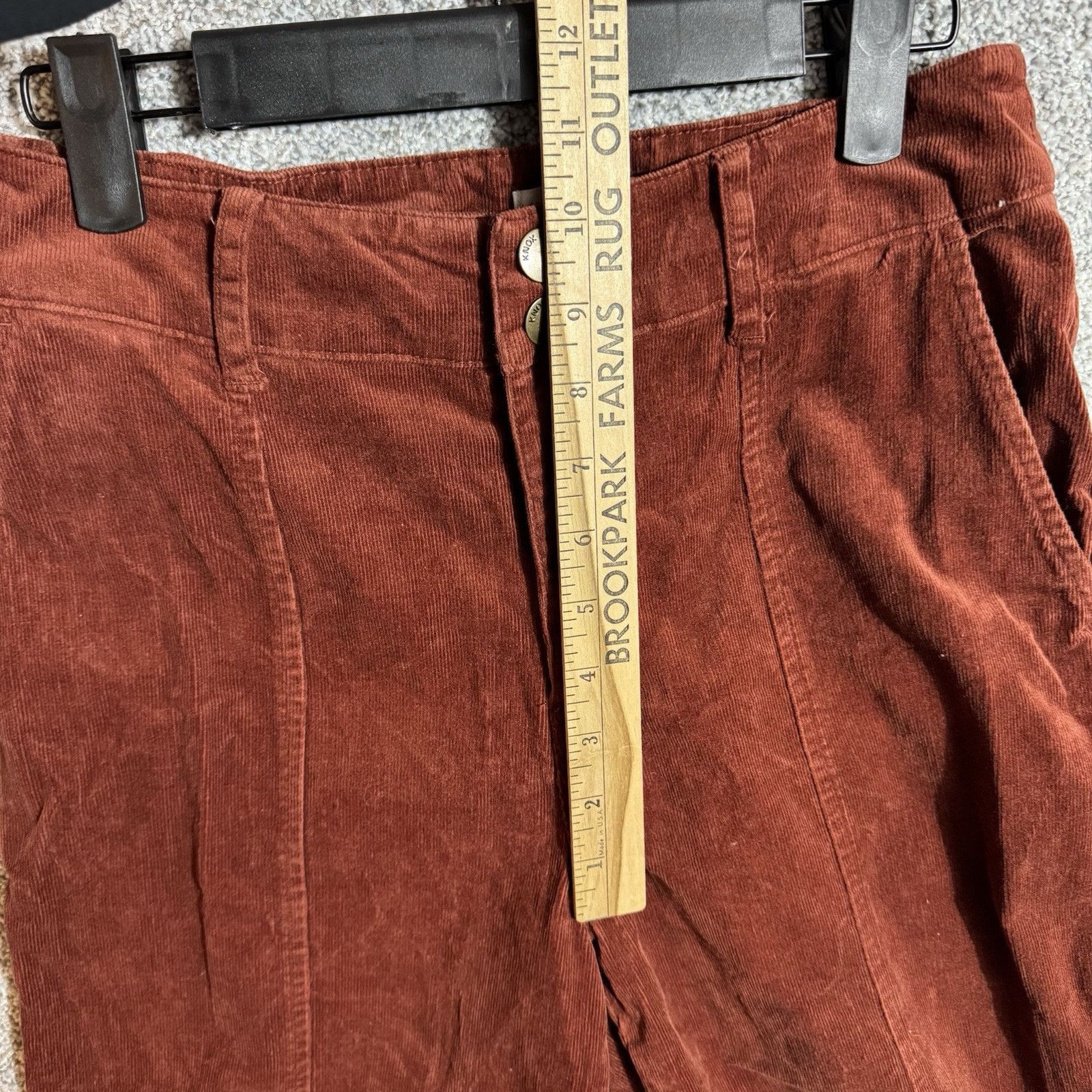 Other Knox Rose Pants Women 4 Corduroy Wide Leg Boho Retro 70s Size 27" / US 4 / IT 40 - 5 Thumbnail