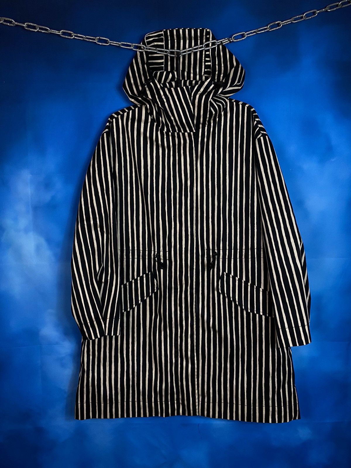 Japanese Brand × Marimekko Marimekko striped parka jacket Size M / US 6-8 / IT 42-44 - 1 Thumbnail
