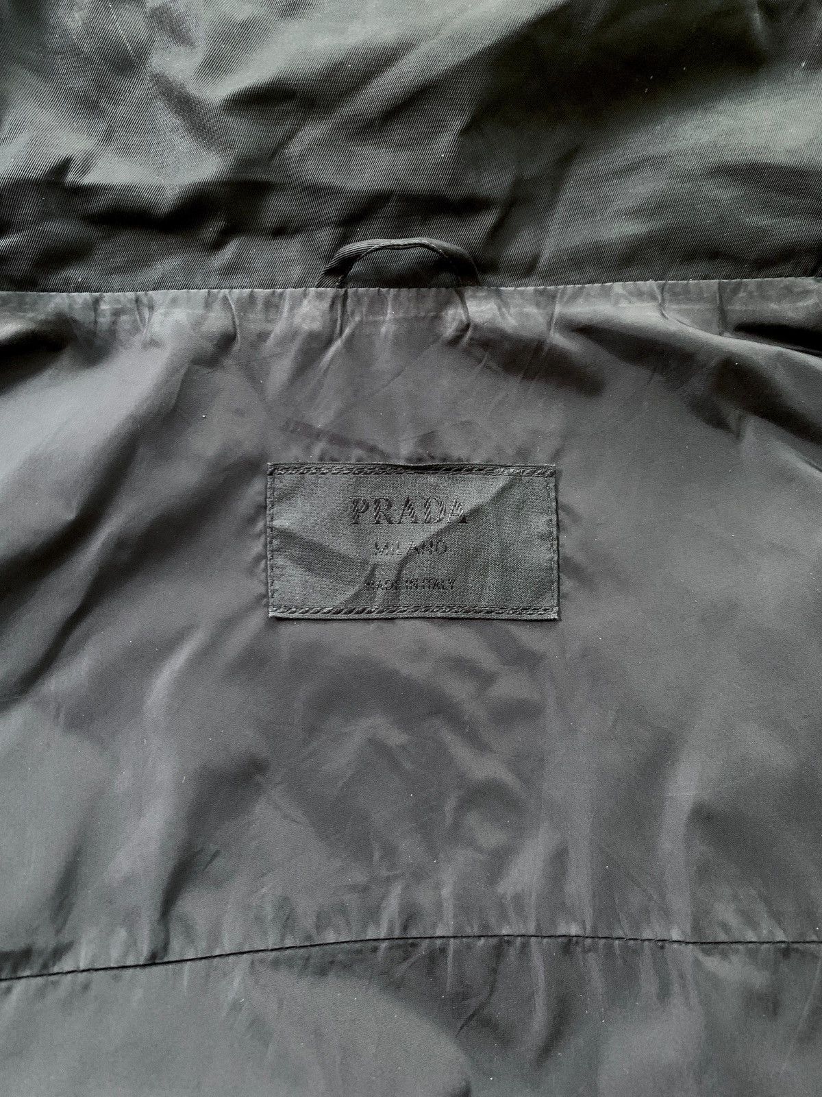 Prada FREE TAX! 2000s Convertible Nylon Long Coat Jacket Size US L / EU 52-54 / 3 - 15 Thumbnail